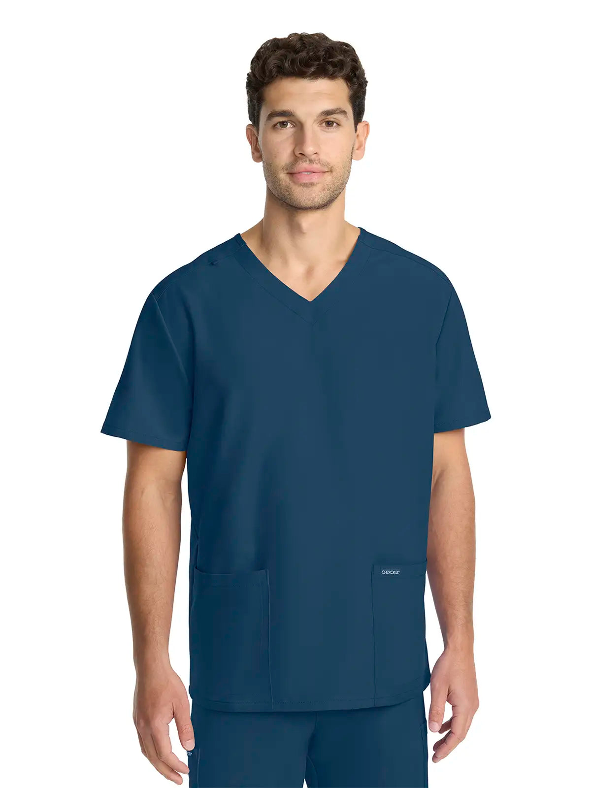 Casaca sanitaria con cuello pico unisex Cherokee Original Ultra CKE00014A