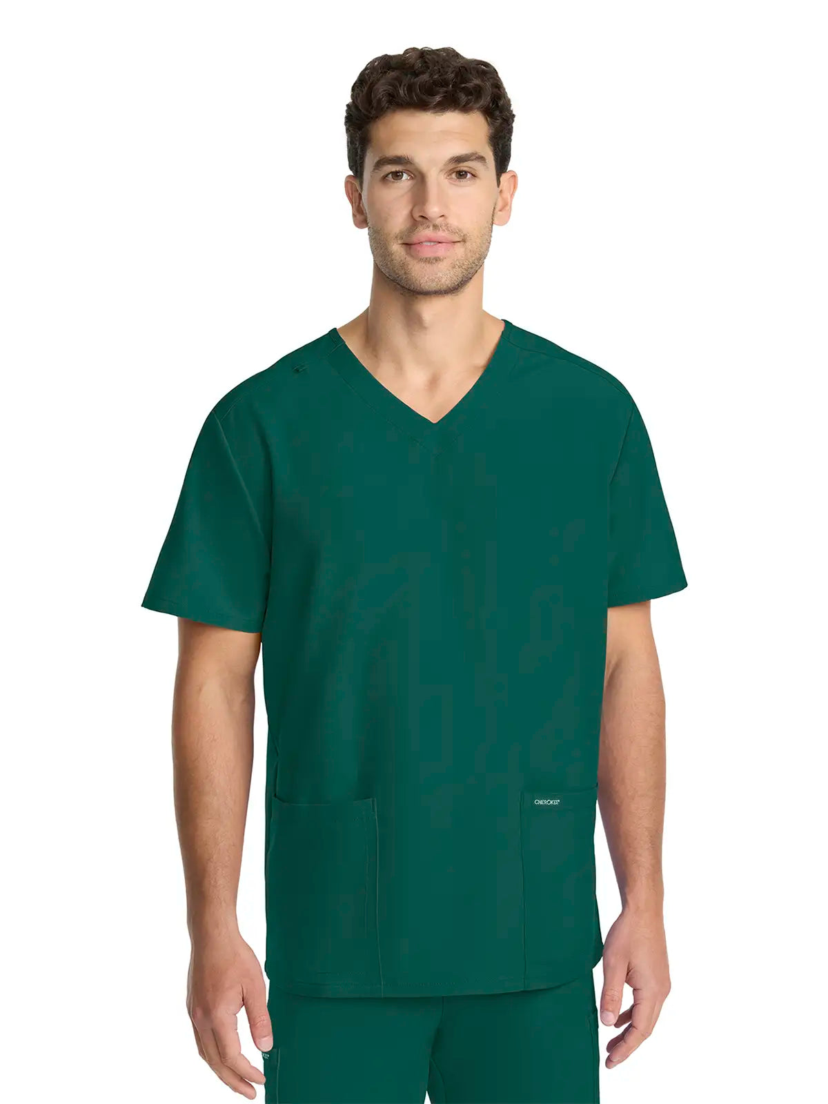 Casaca sanitaria con cuello pico unisex Cherokee Original Ultra CKE00014A