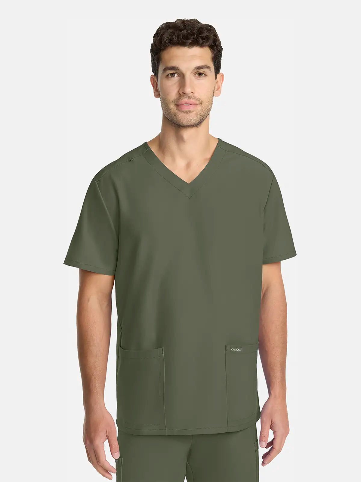Casaca sanitaria con cuello pico unisex Cherokee Original Ultra CKE00014A