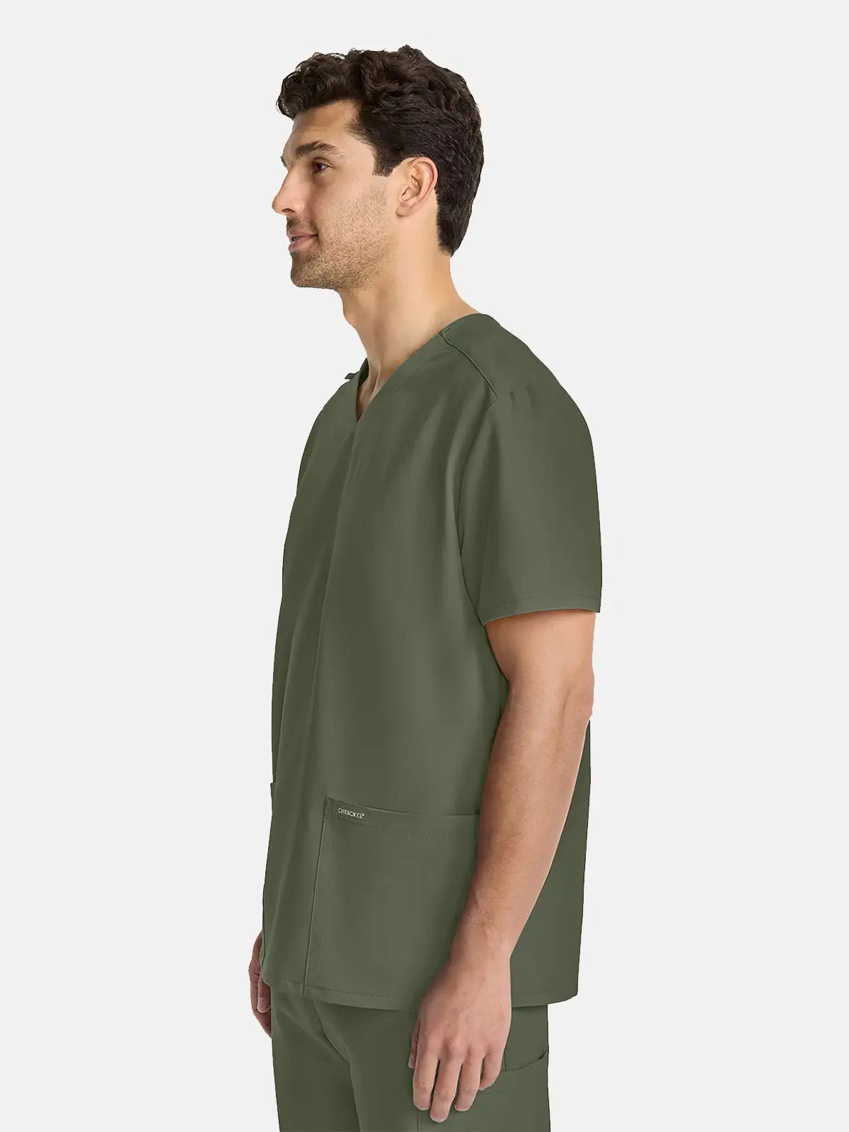 Casaca sanitaria con cuello pico unisex Cherokee Original Ultra CKE00014A