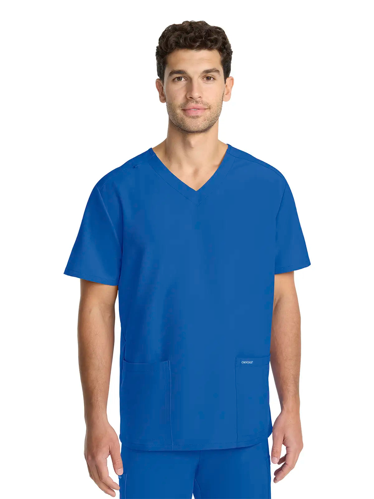 Casaca sanitaria con cuello pico unisex Cherokee Original Ultra CKE00014A