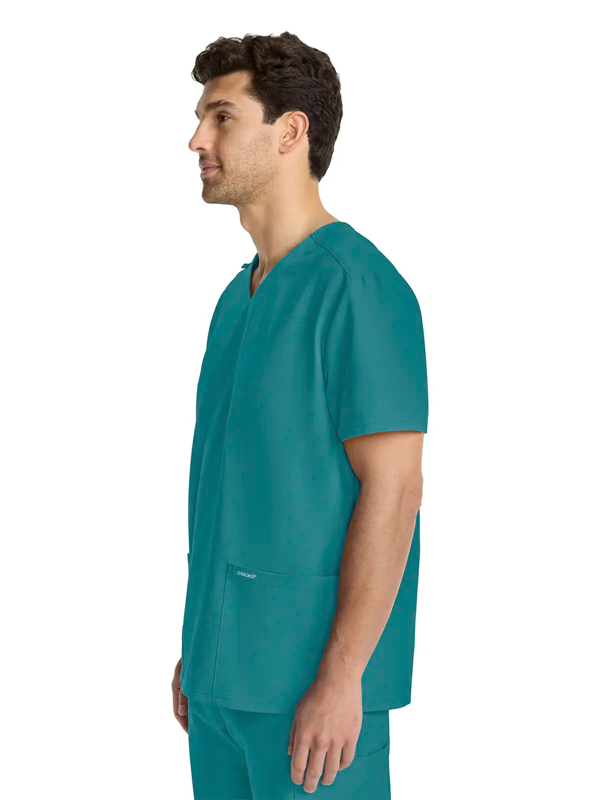 Casaca sanitaria con cuello pico unisex Cherokee Original Ultra CKE00014A