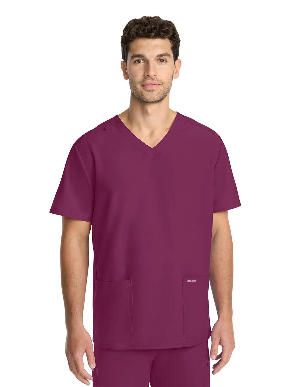 Casaca sanitaria con cuello pico unisex Cherokee Original Ultra CKE00014A