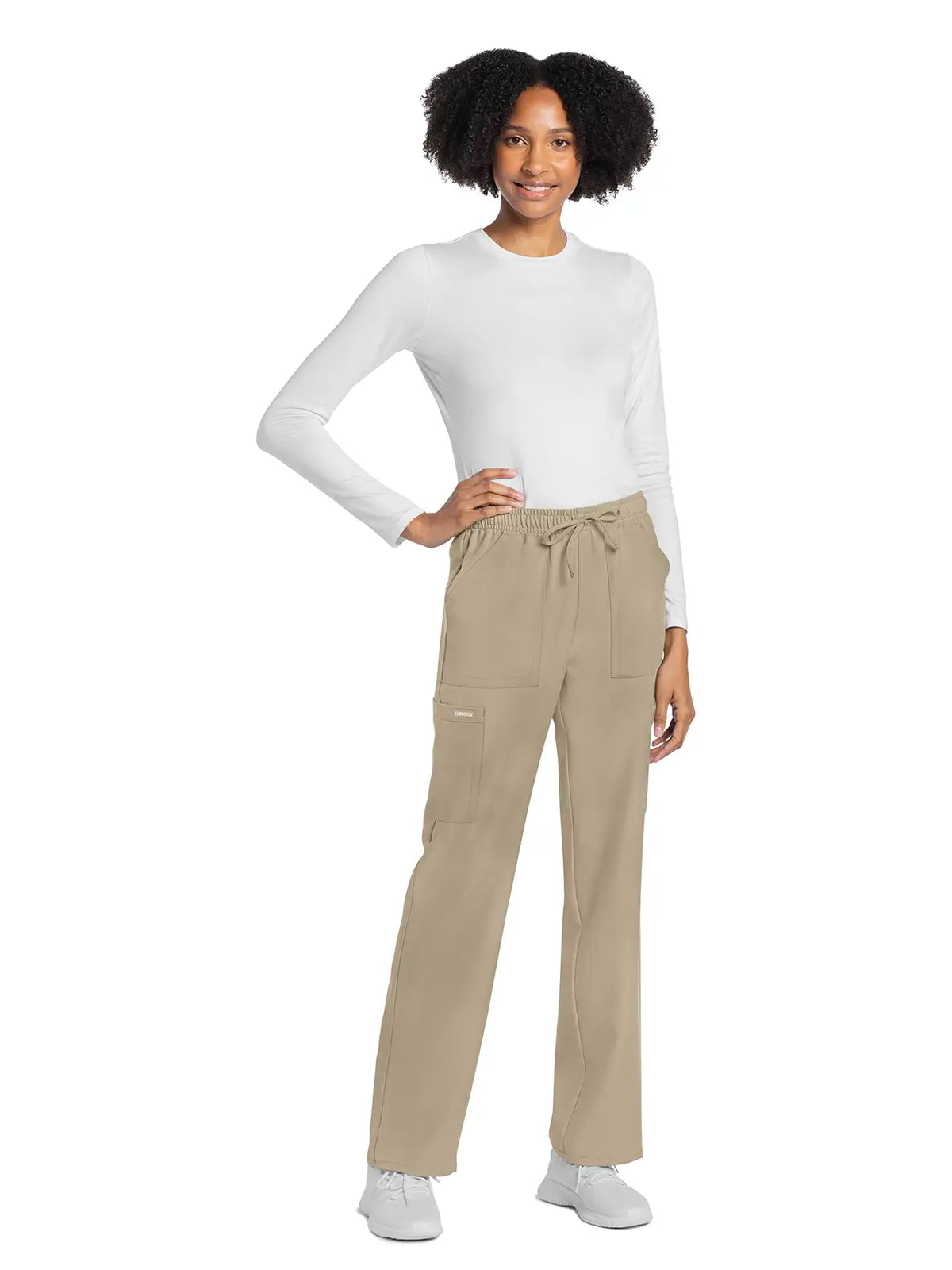 Pantalón sanitario cargo con cordón mujer Cherokee Original Ultra CKE272A