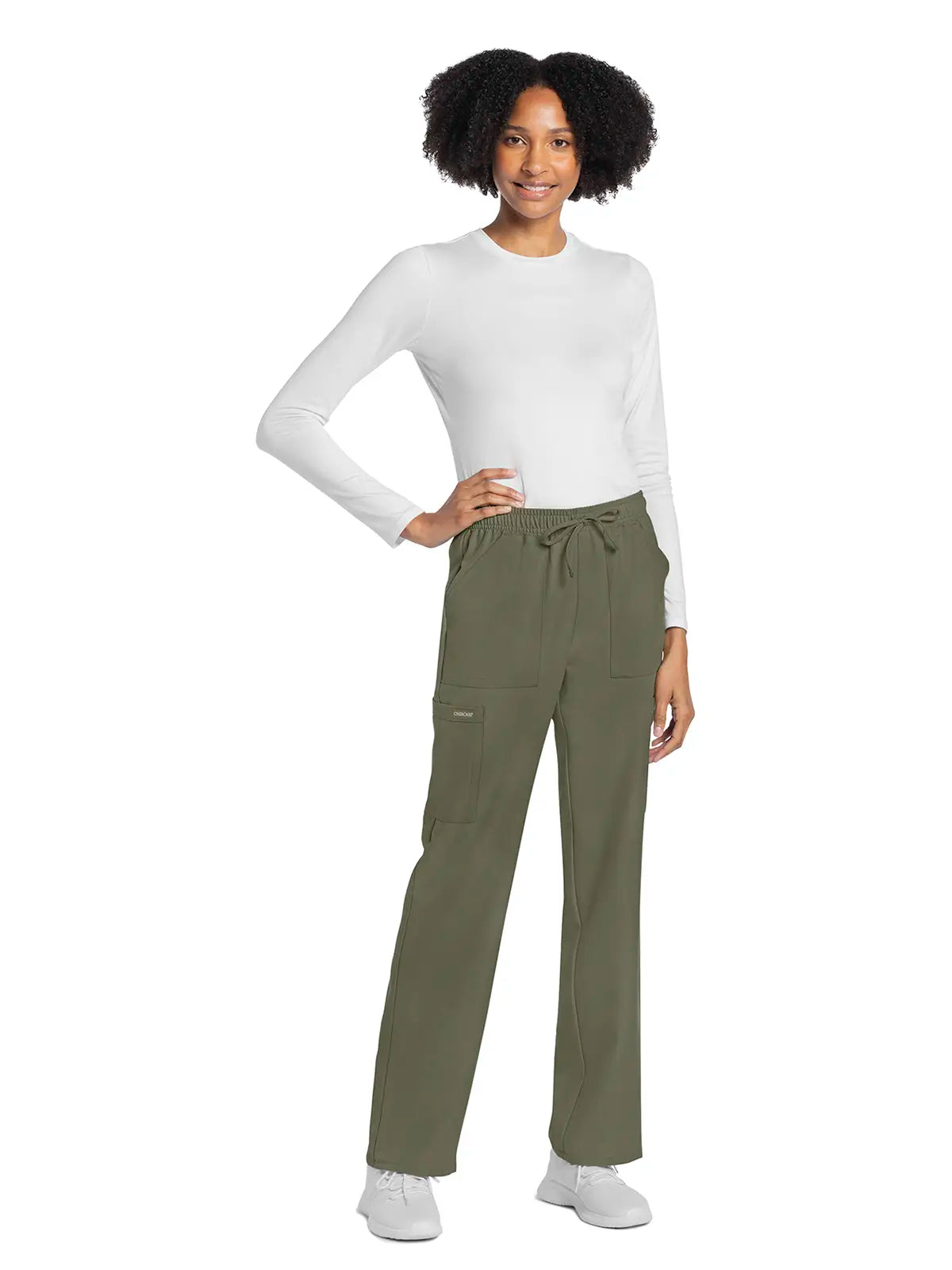 Pantalón sanitario cargo con cordón mujer Cherokee Original Ultra CKE272A
