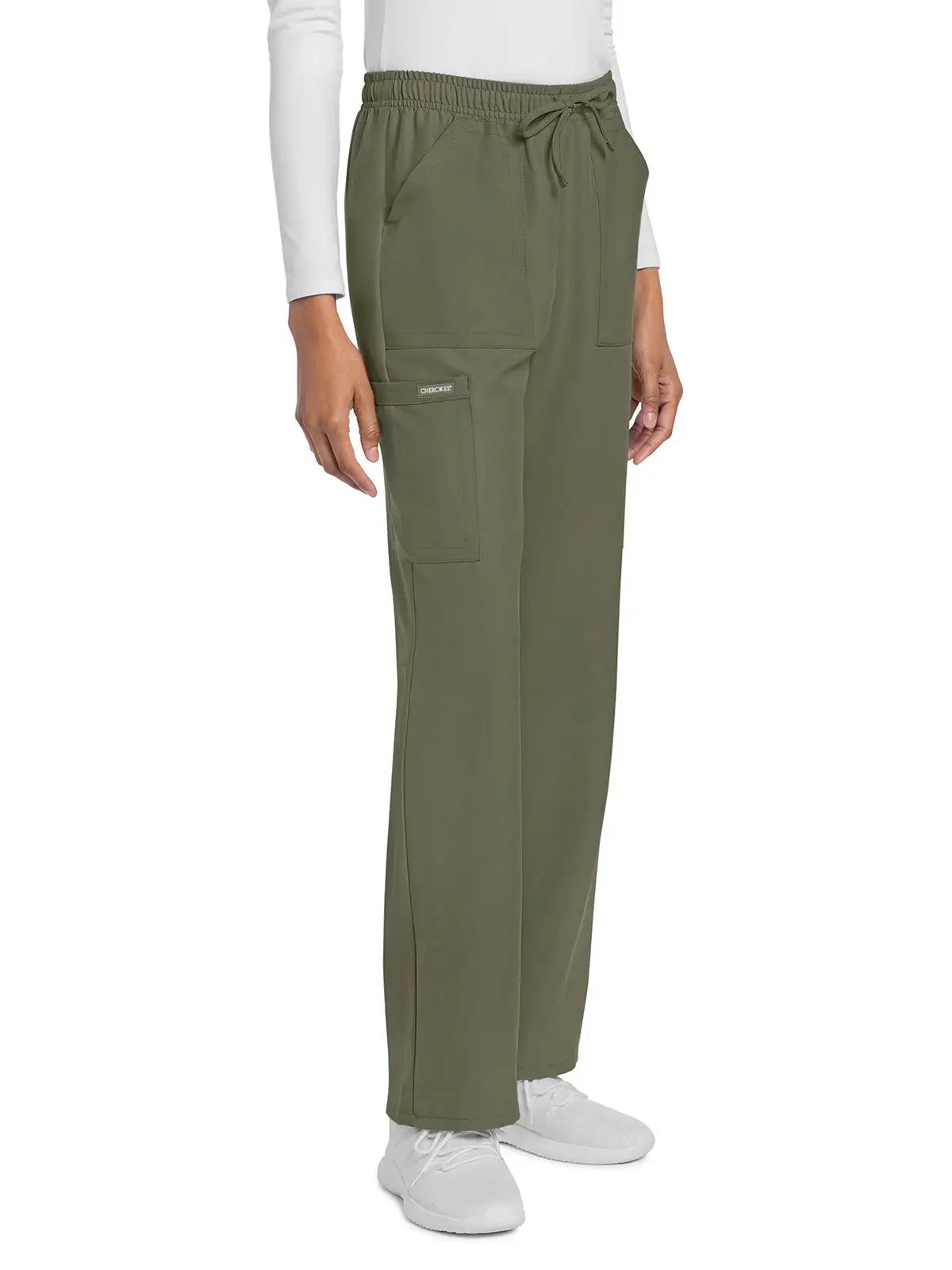 Pantalón sanitario cargo con cordón mujer Cherokee Original Ultra CKE272A