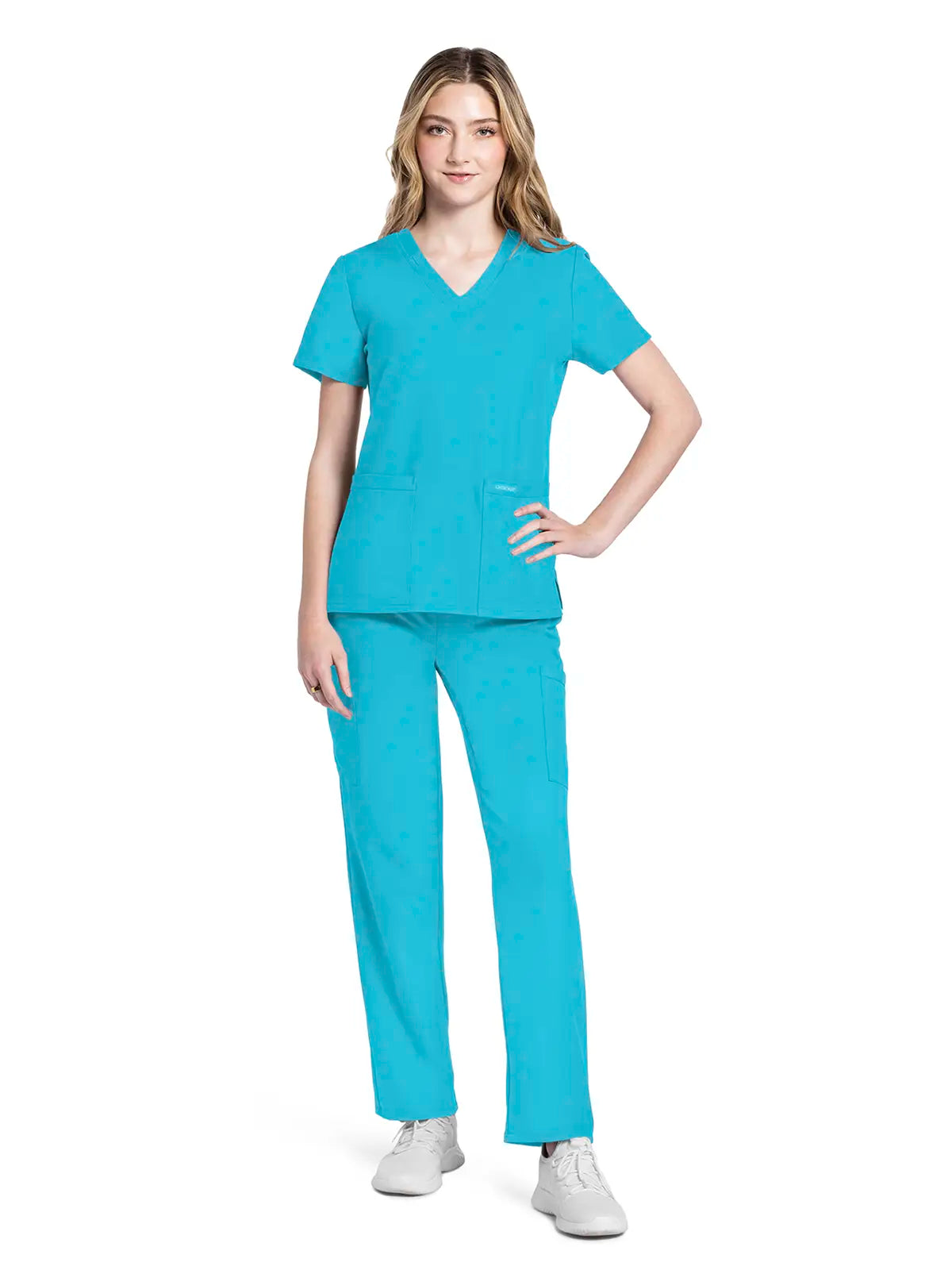 Casaca sanitaria mujer con cuello pico Cherokee Original Ultra CKE953A