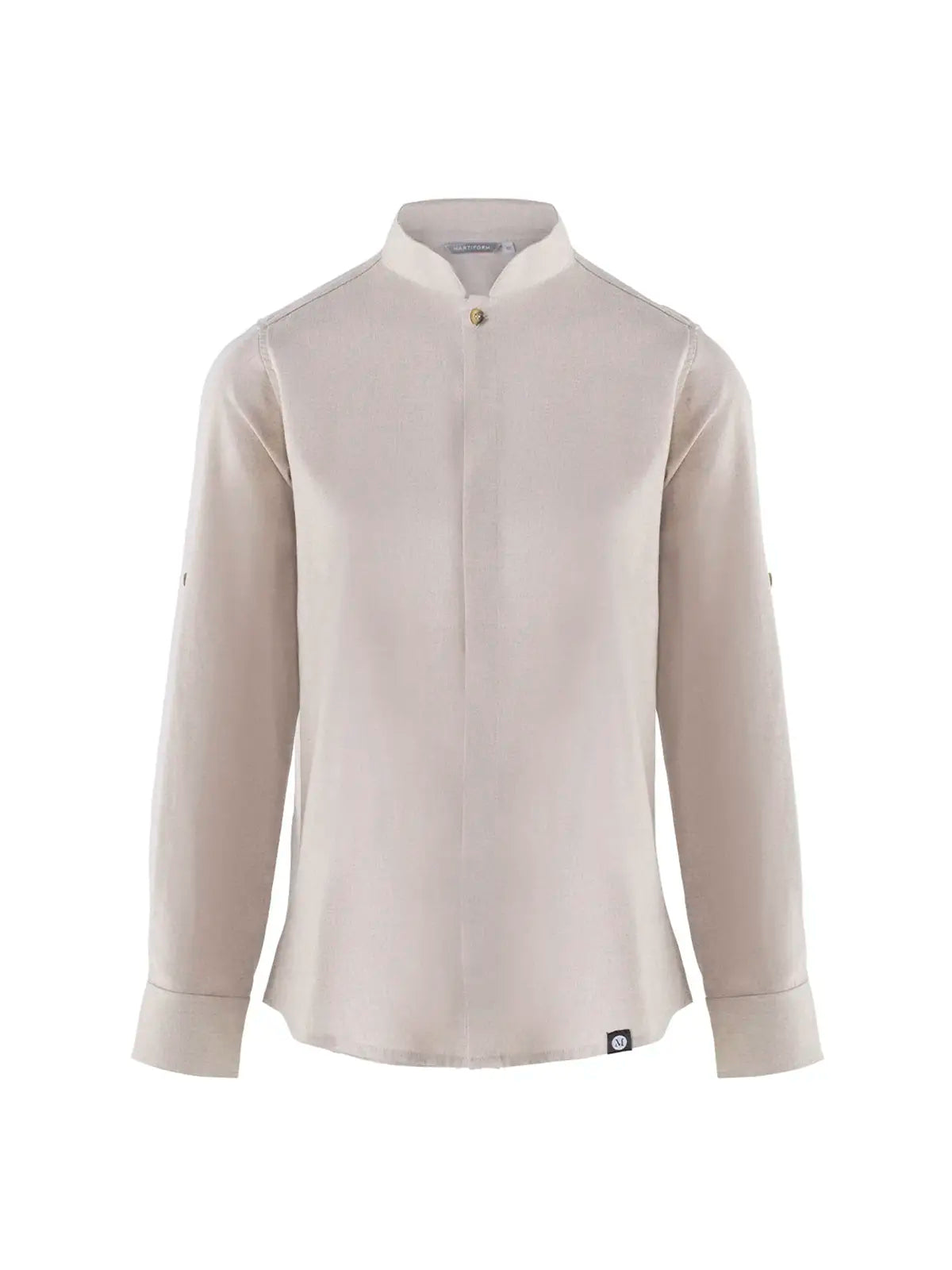Camisa Mandarin Unisex Grace en Lino