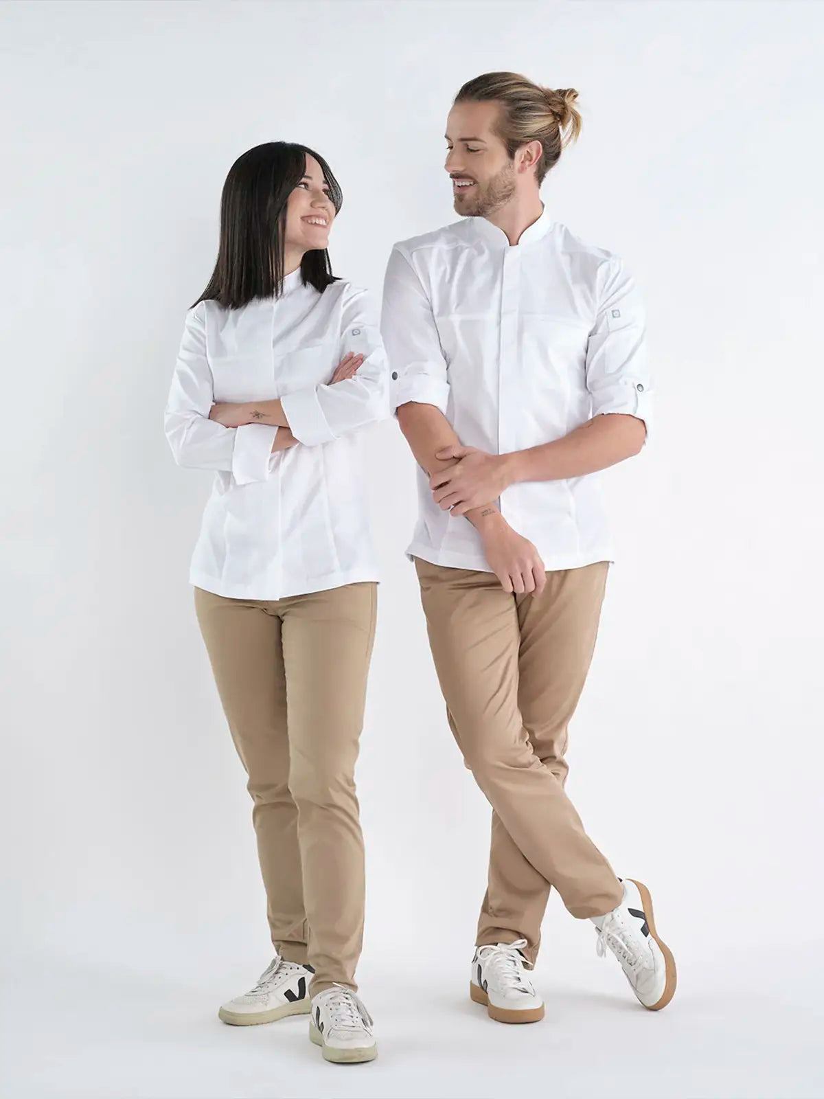 Chaqueta de cocinera Move Transpirable