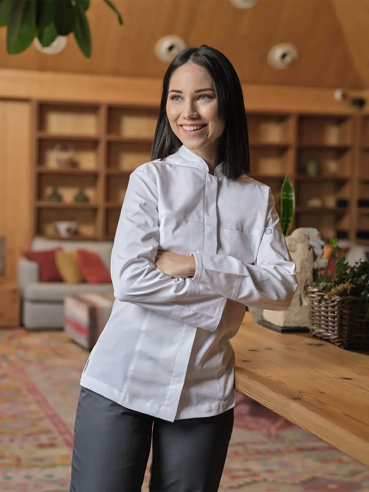 Chaqueta de cocinera Move Transpirable