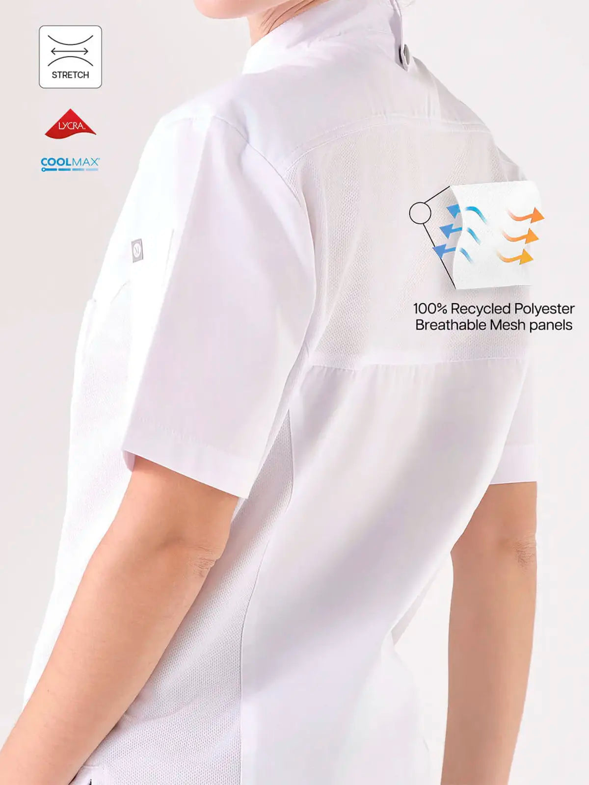 Chaqueta de cocina Unisex Dinámica