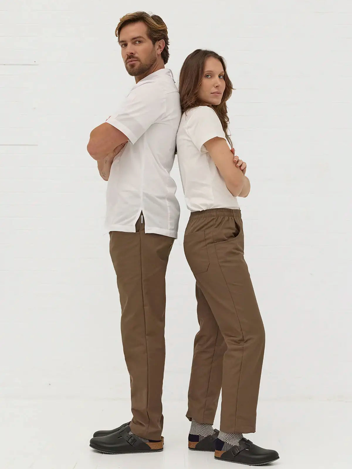 Pantalón unisex London marrón