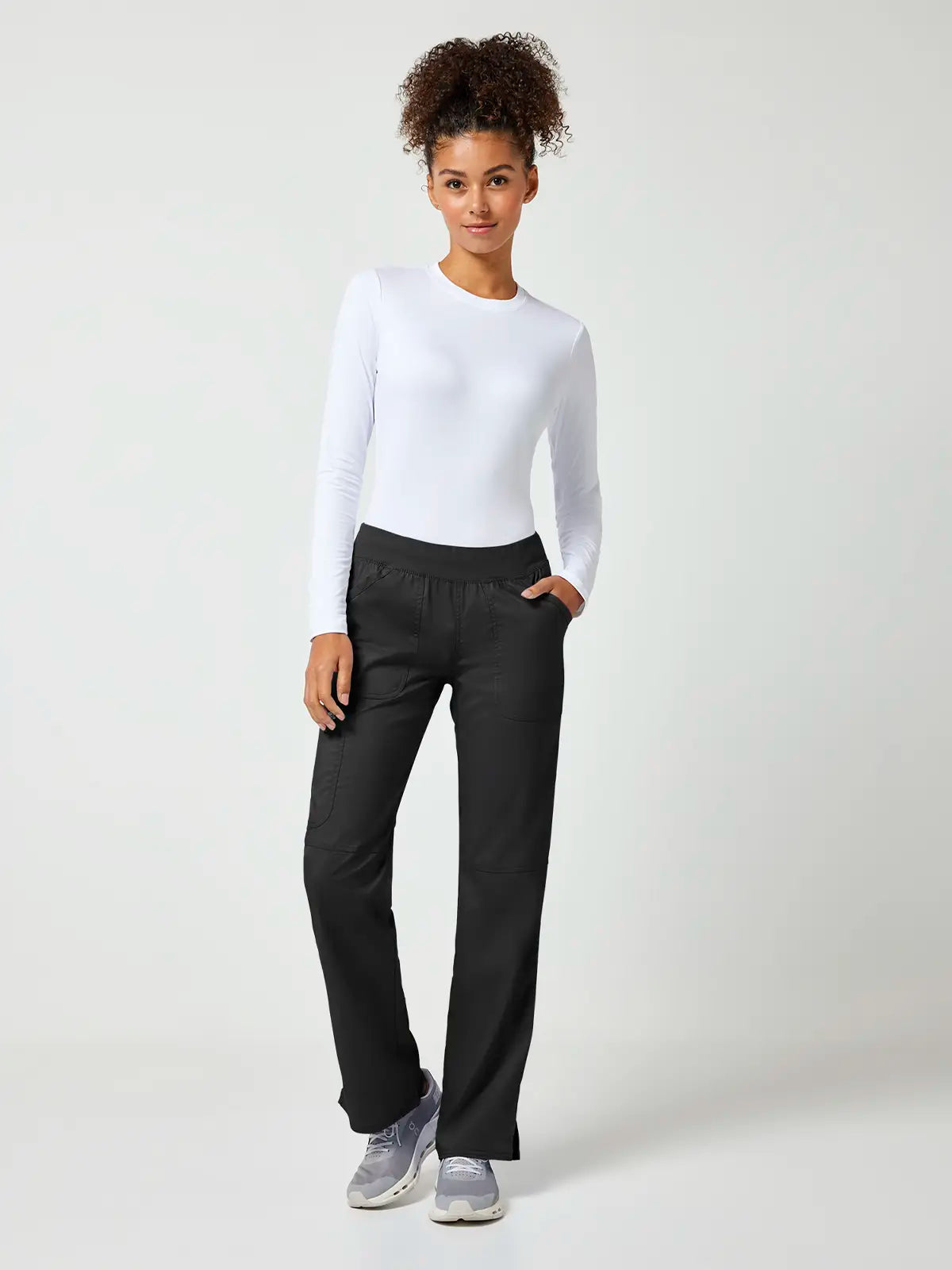 Pantalón sanitario cargo mujer cintura elástica Cherokee Revolution WWE110