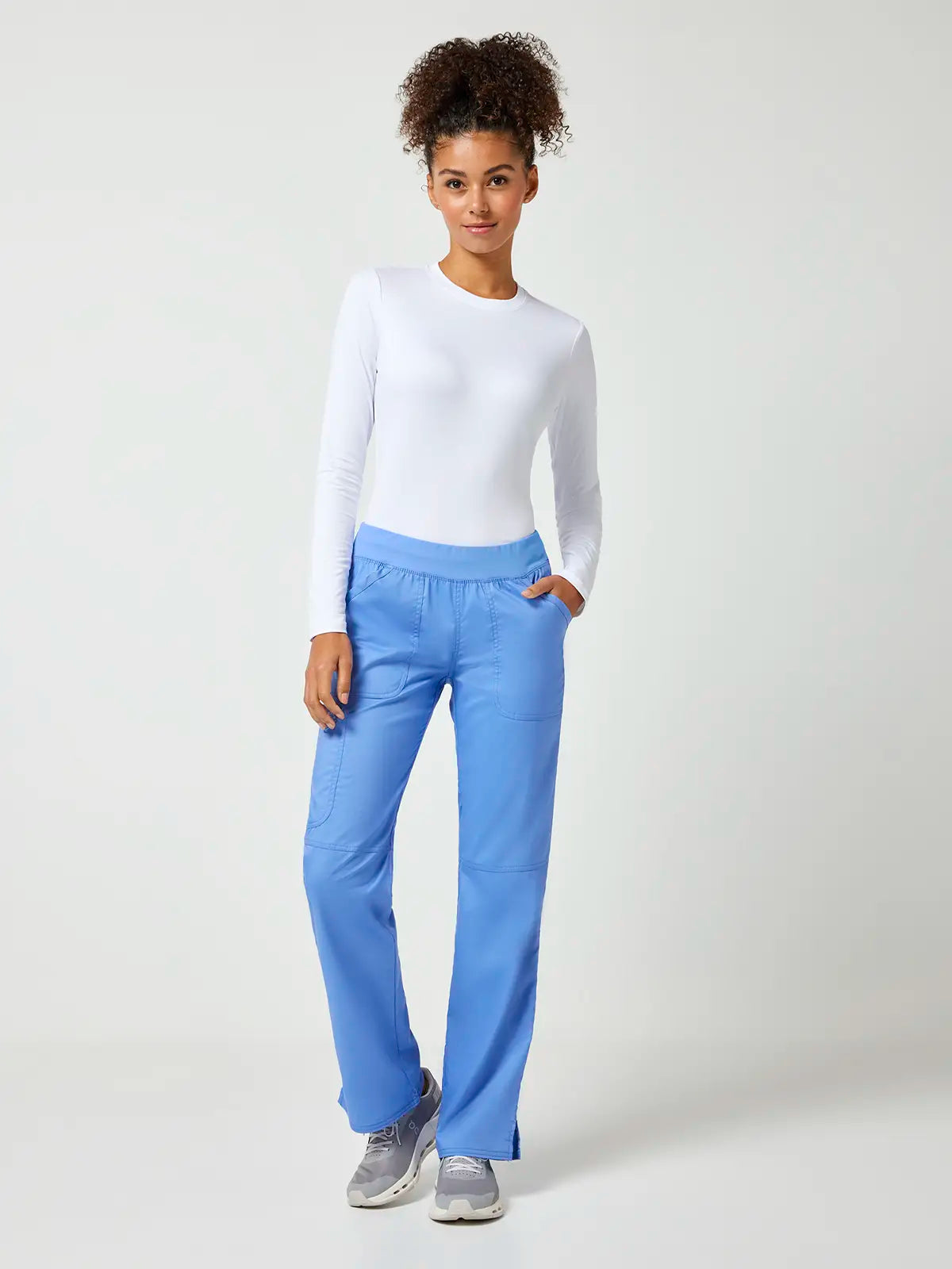 Pantalón sanitario cargo mujer cintura elástica Cherokee Revolution WWE110