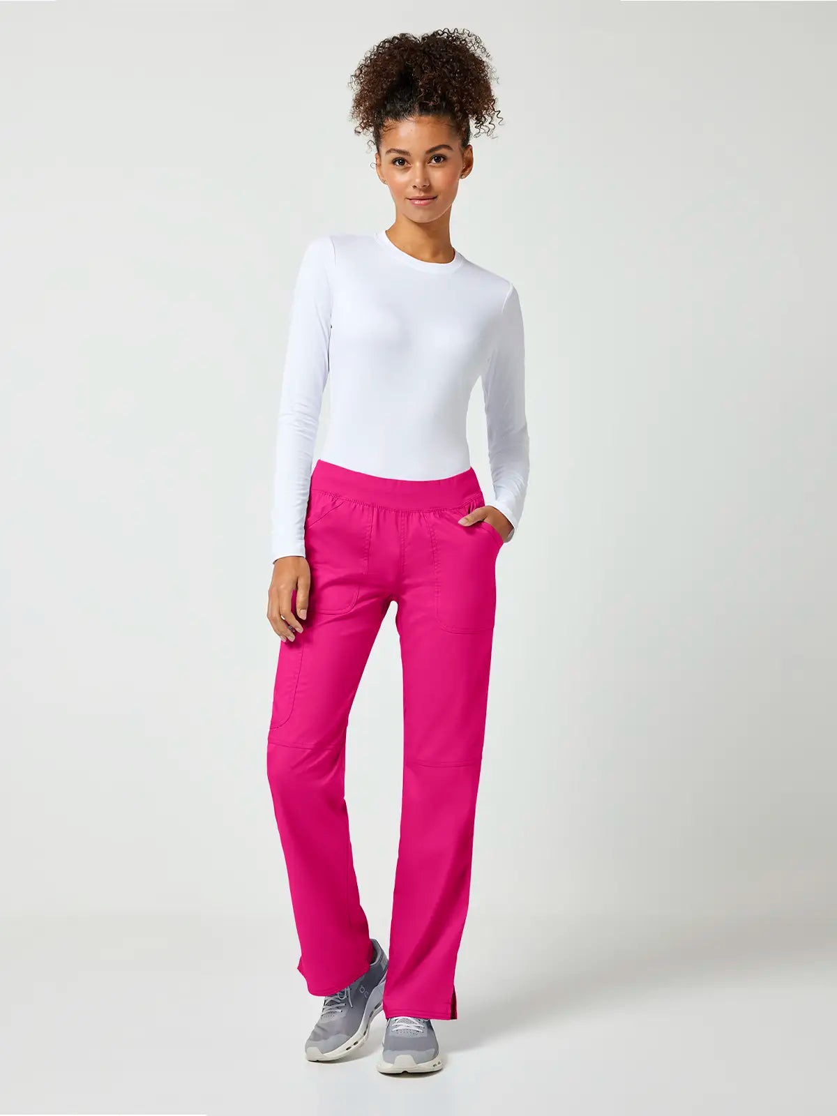 Pantalón sanitario cargo mujer cintura elástica Cherokee Revolution WWE110