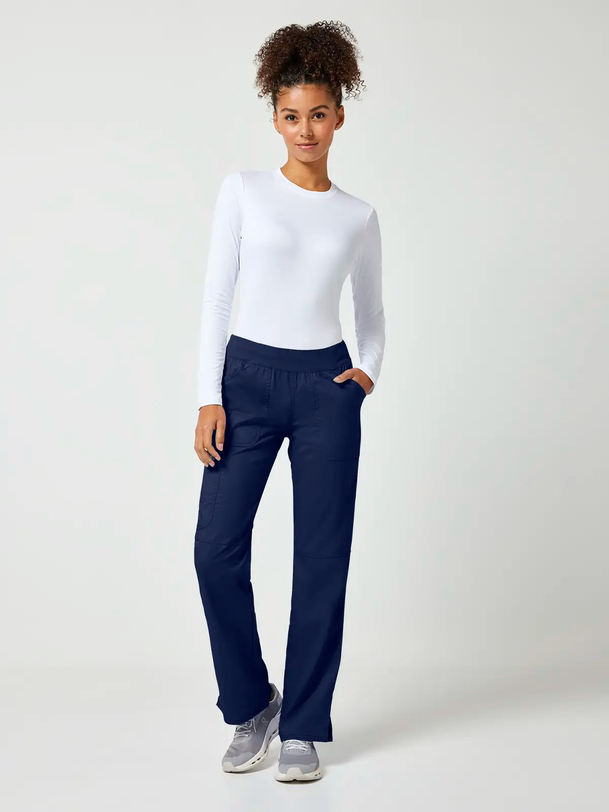 Pantalón sanitario cargo mujer cintura elástica Cherokee Revolution WWE110