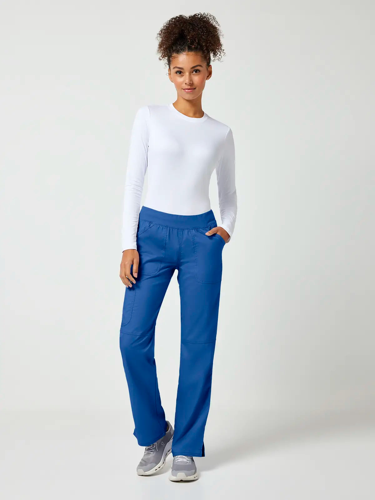 Pantalón sanitario cargo mujer cintura elástica Cherokee Revolution WWE110