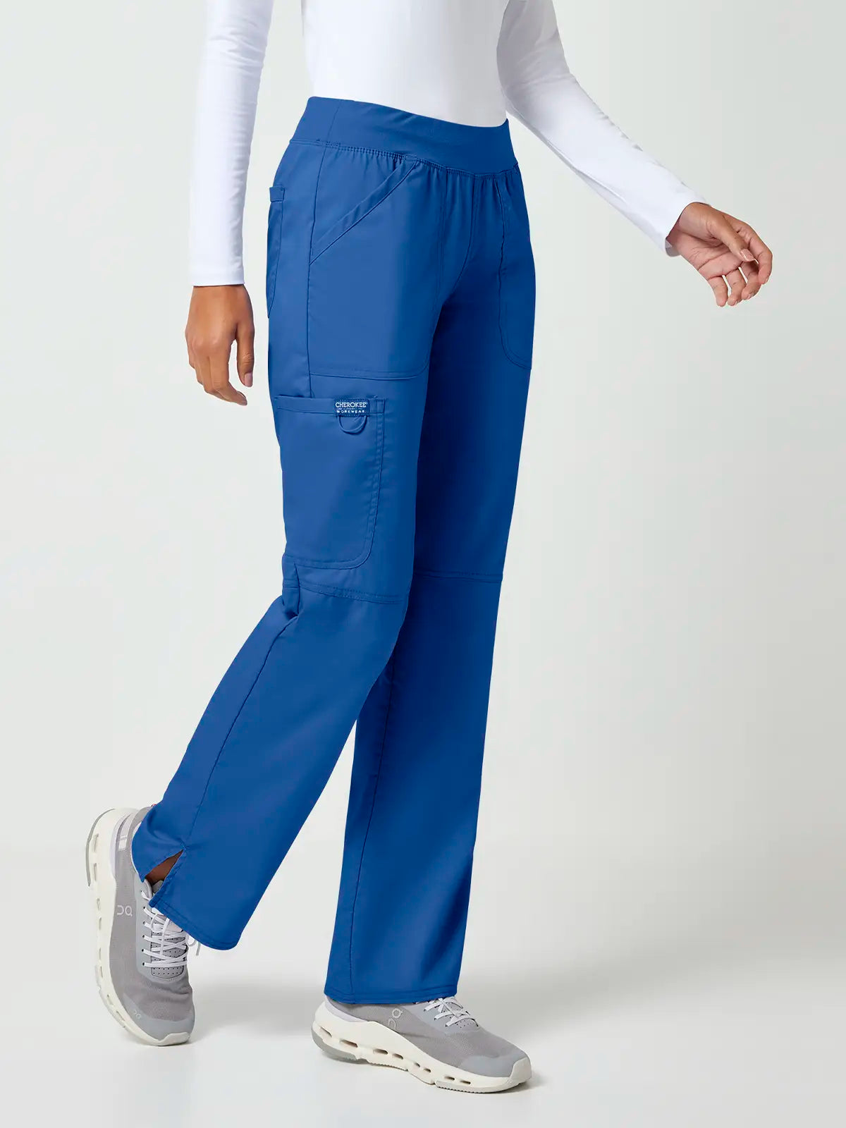 Pantalón sanitario cargo mujer cintura elástica Cherokee Revolution WWE110