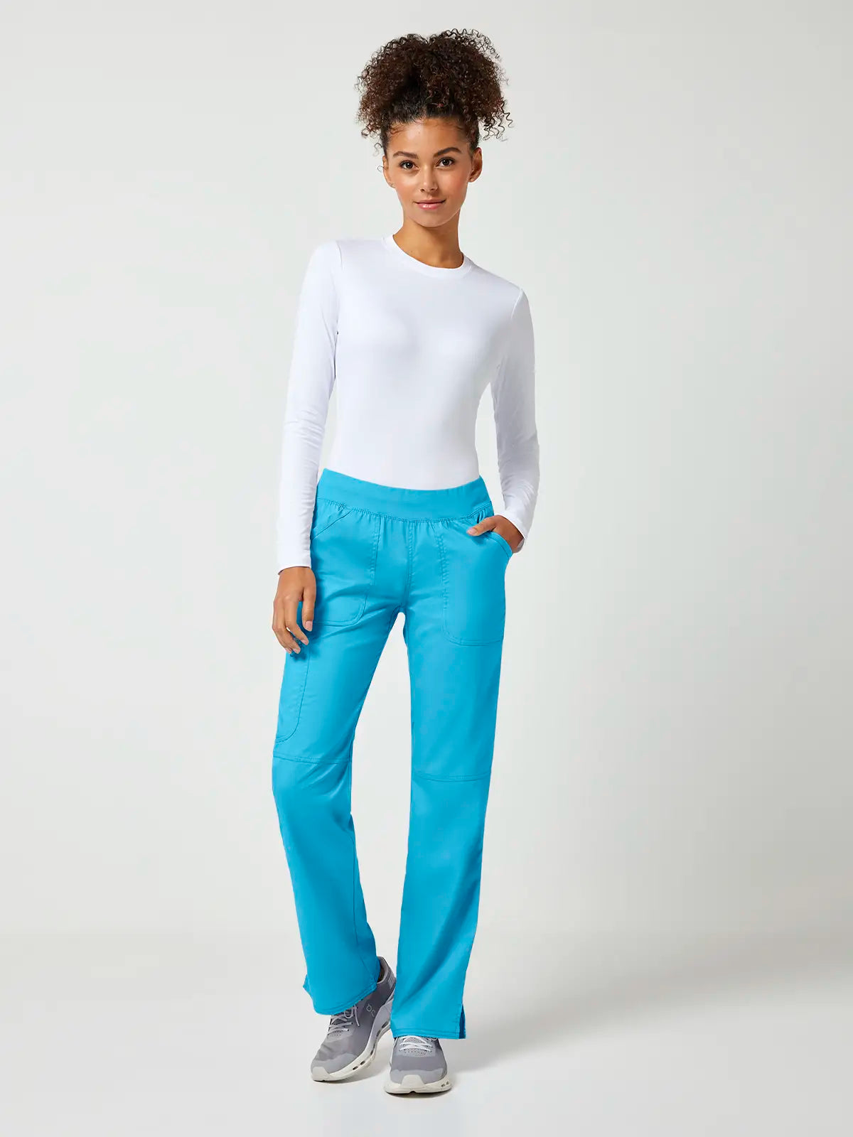 Pantalón sanitario cargo mujer cintura elástica Cherokee Revolution WWE110