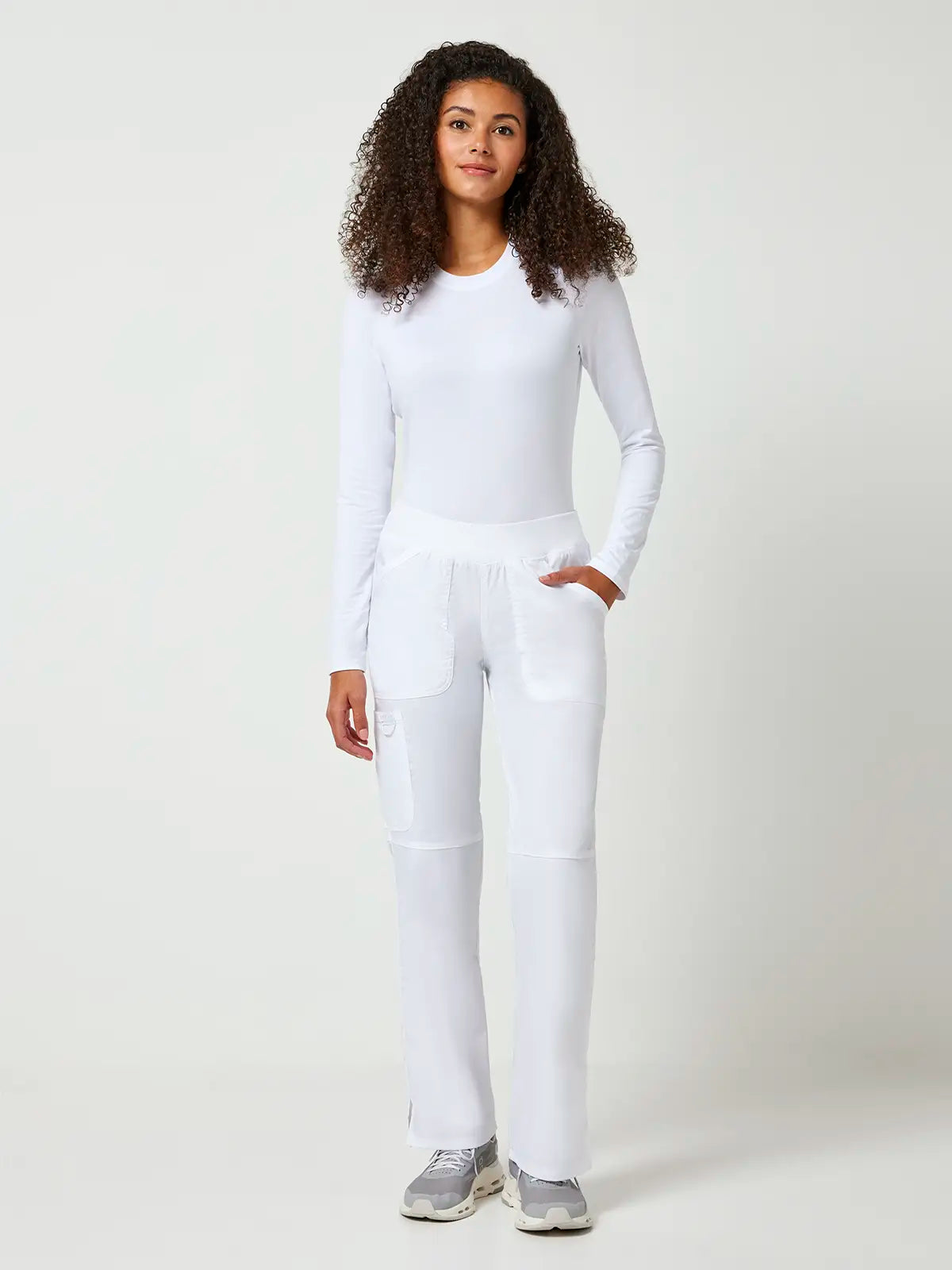 Pantalón sanitario cargo mujer cintura elástica Cherokee Revolution WWE110