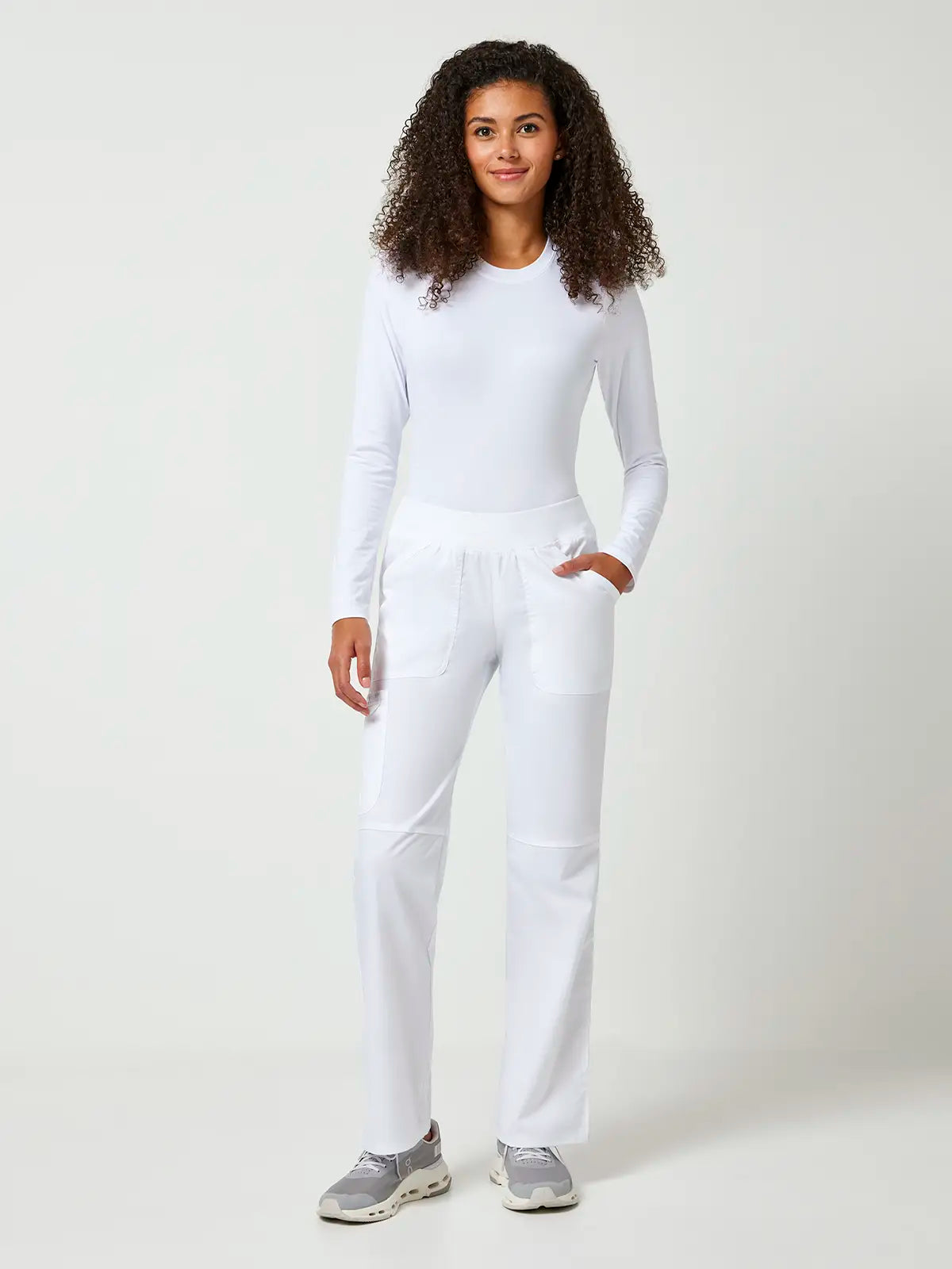 Pantalón sanitario cargo mujer cintura elástica Cherokee Revolution WWE110