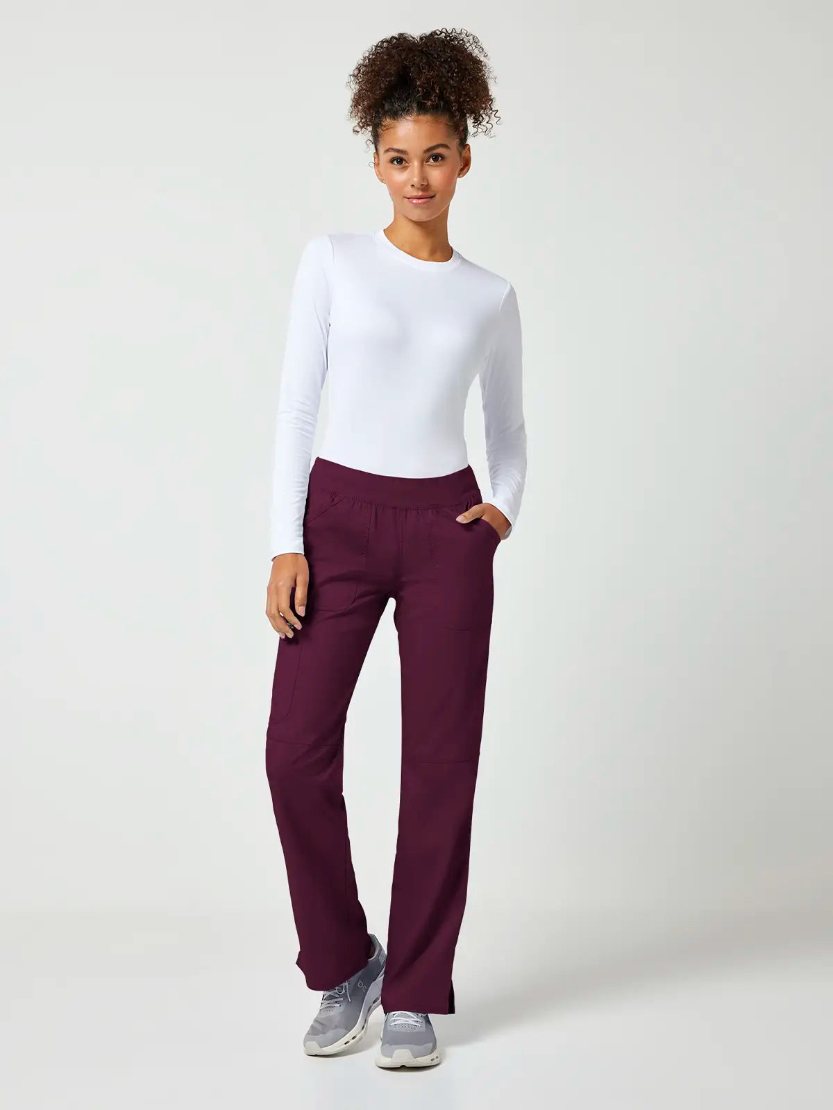 Pantalón sanitario cargo mujer cintura elástica Cherokee Revolution WWE110