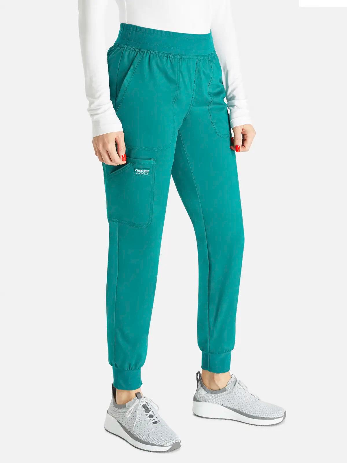 Jogger sanitario mujer con cintura elástica Cherokee Revolution WWE115