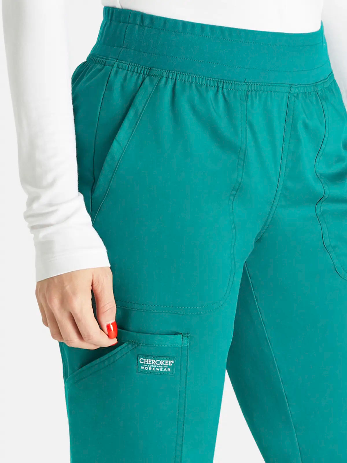 Jogger sanitario mujer con cintura elástica Cherokee Revolution WWE115