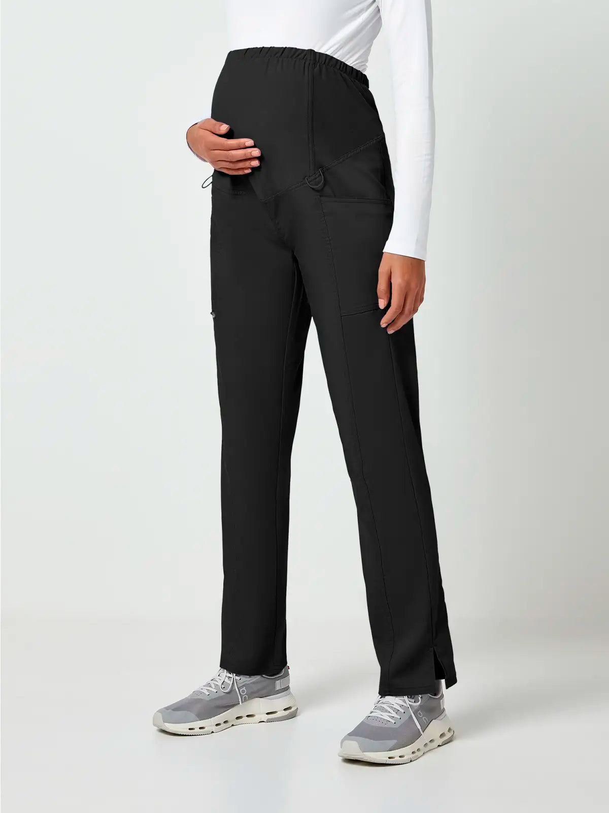 Pantalón sanitario con cintura elástica premamá Cherokee Revolution WWE155