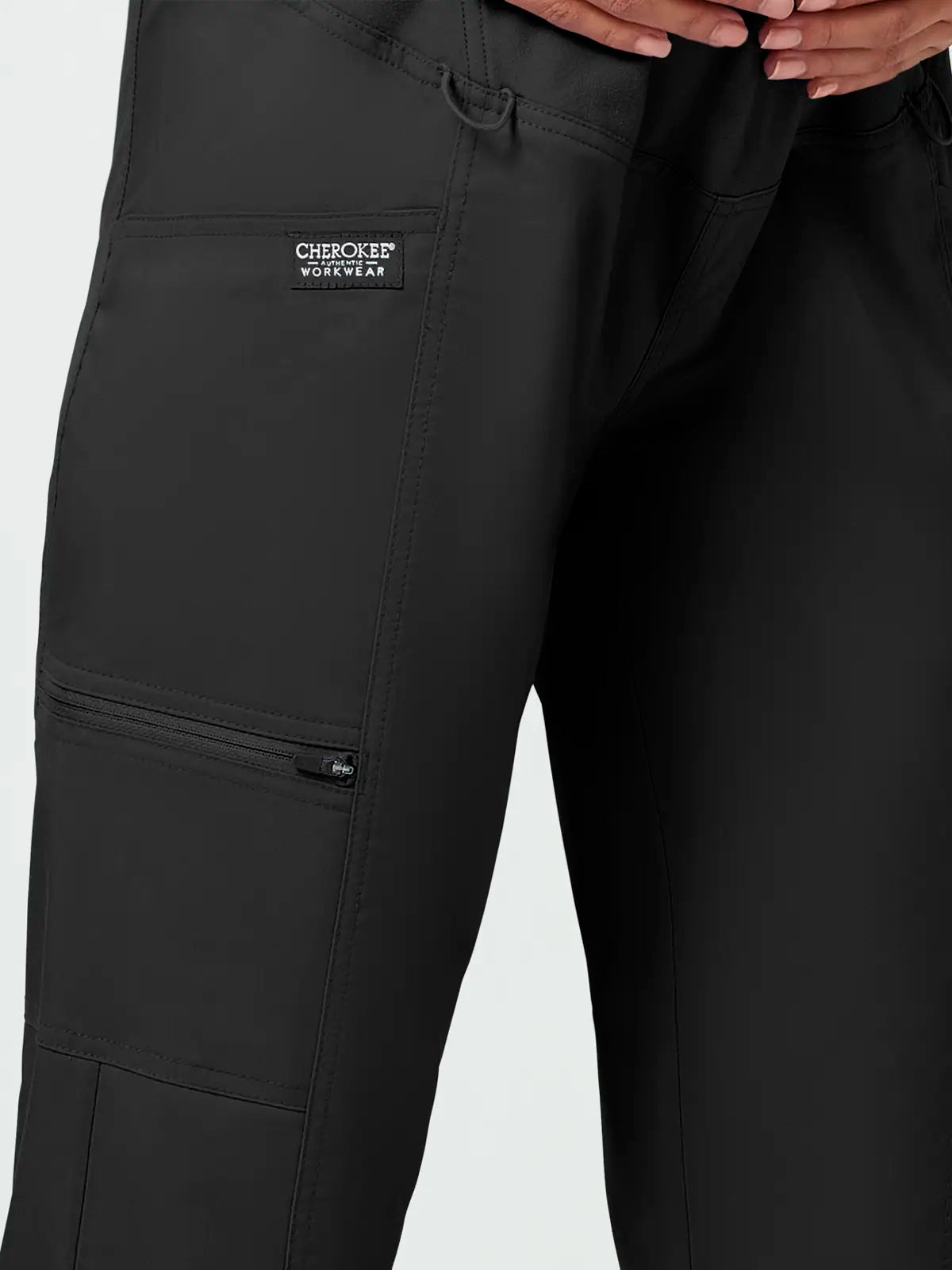 Pantalón sanitario con cintura elástica premamá Cherokee Revolution WWE155