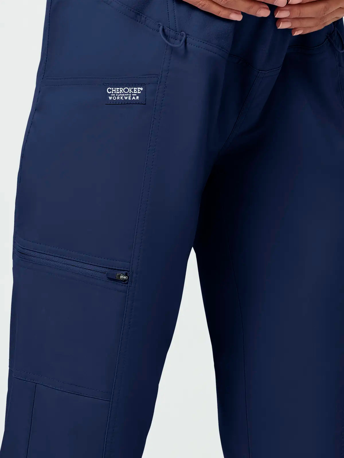 Pantalón sanitario con cintura elástica premamá Cherokee Revolution WWE155