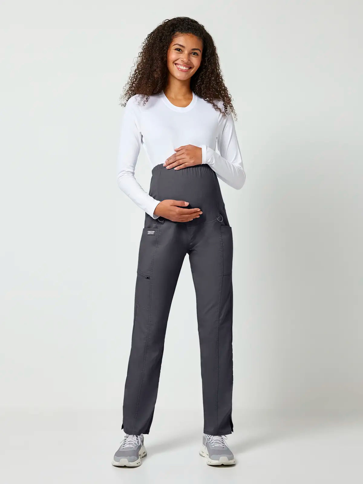 Pantalón sanitario con cintura elástica premamá Cherokee Revolution WWE155