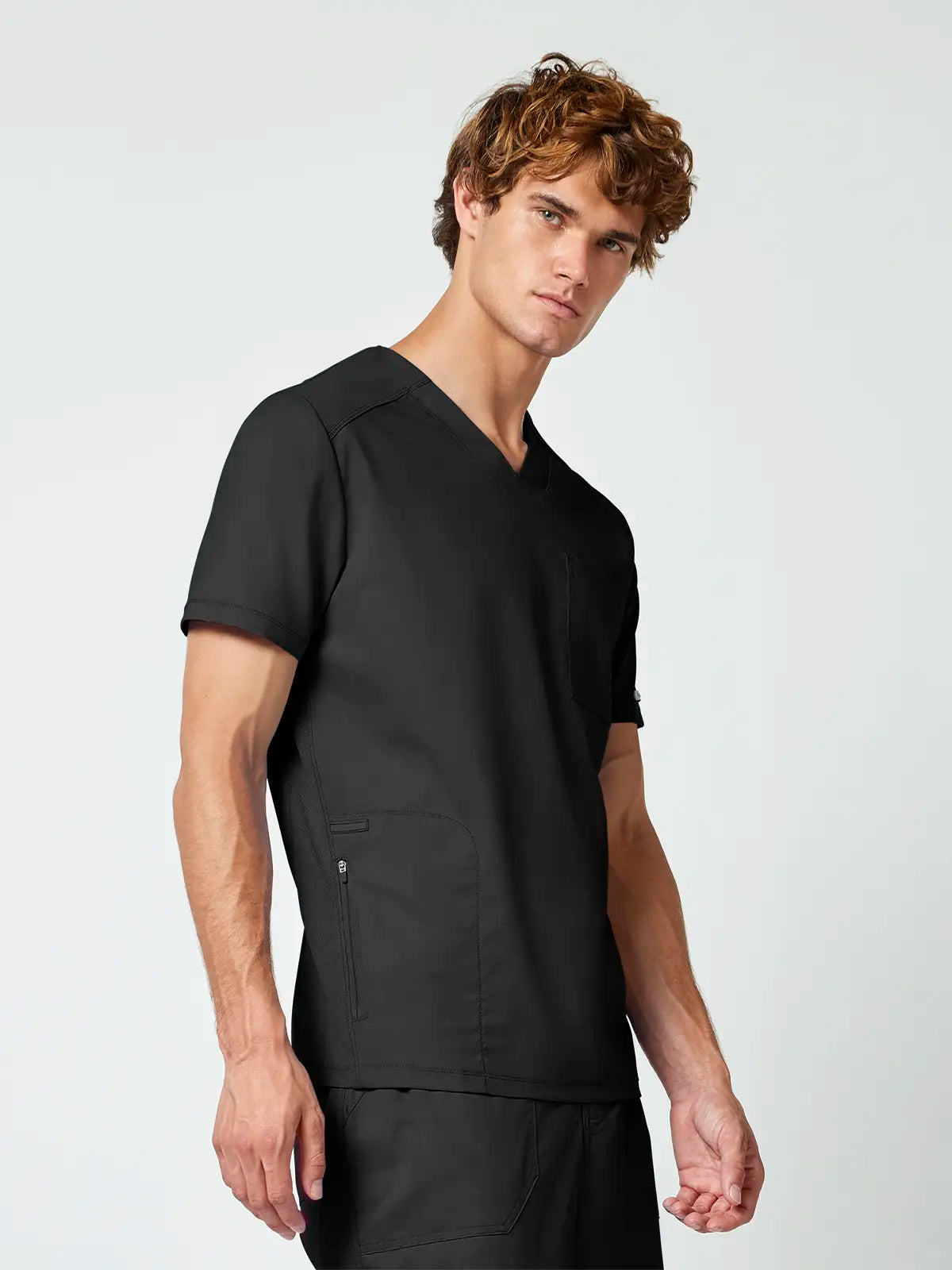 Casaca sanitaria hombre cuello pico Cherokee Revolution WWE603
