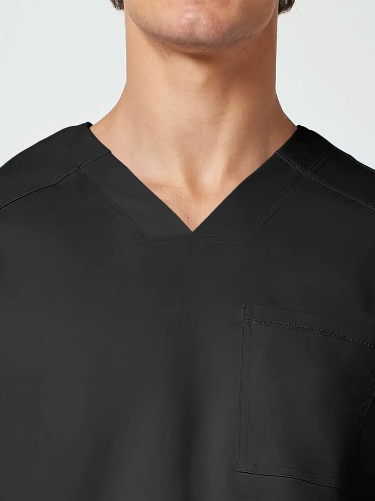 Casaca sanitaria hombre cuello pico Cherokee Revolution WWE603