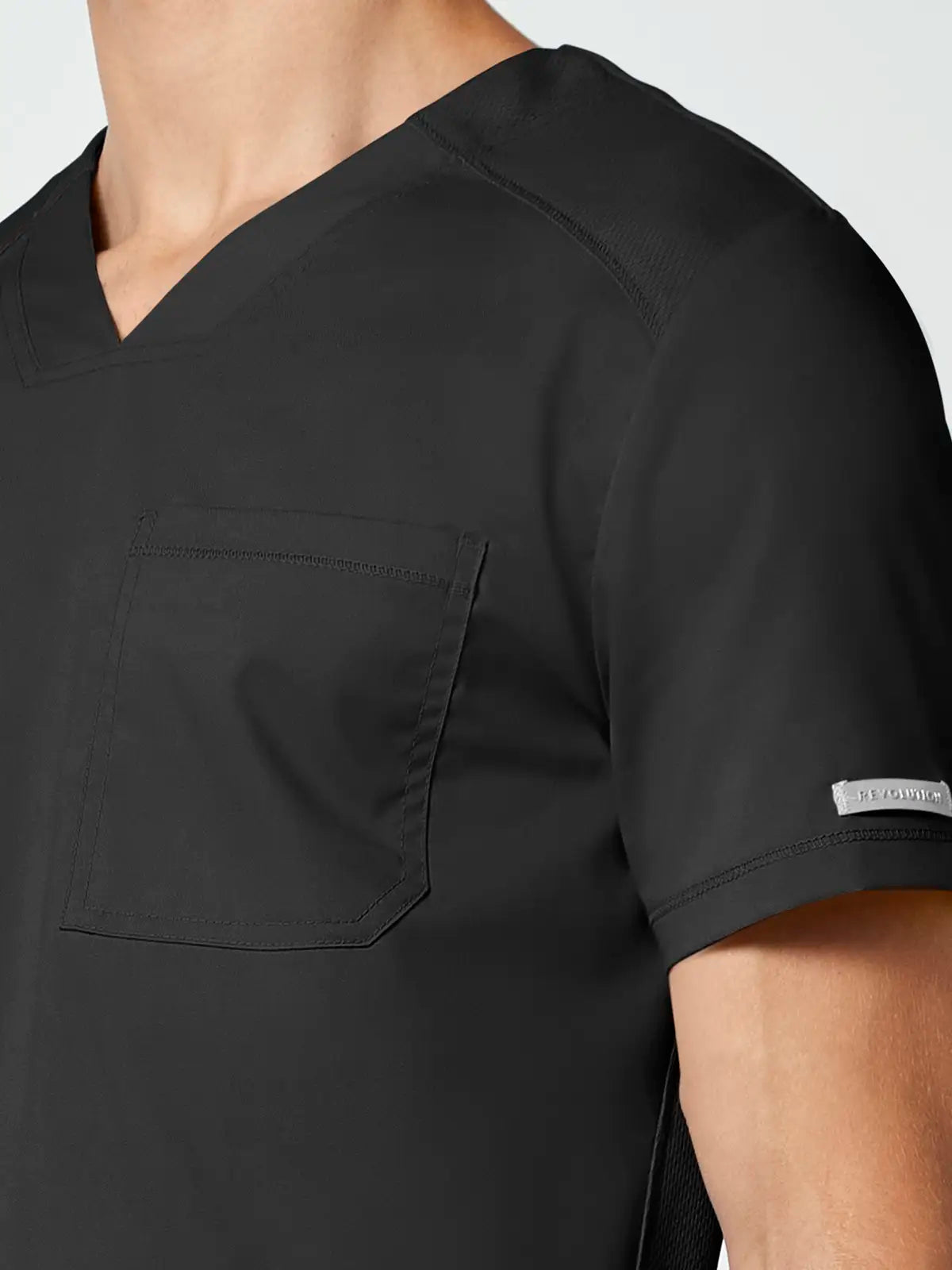 Casaca sanitaria hombre cuello pico Cherokee Revolution WWE603