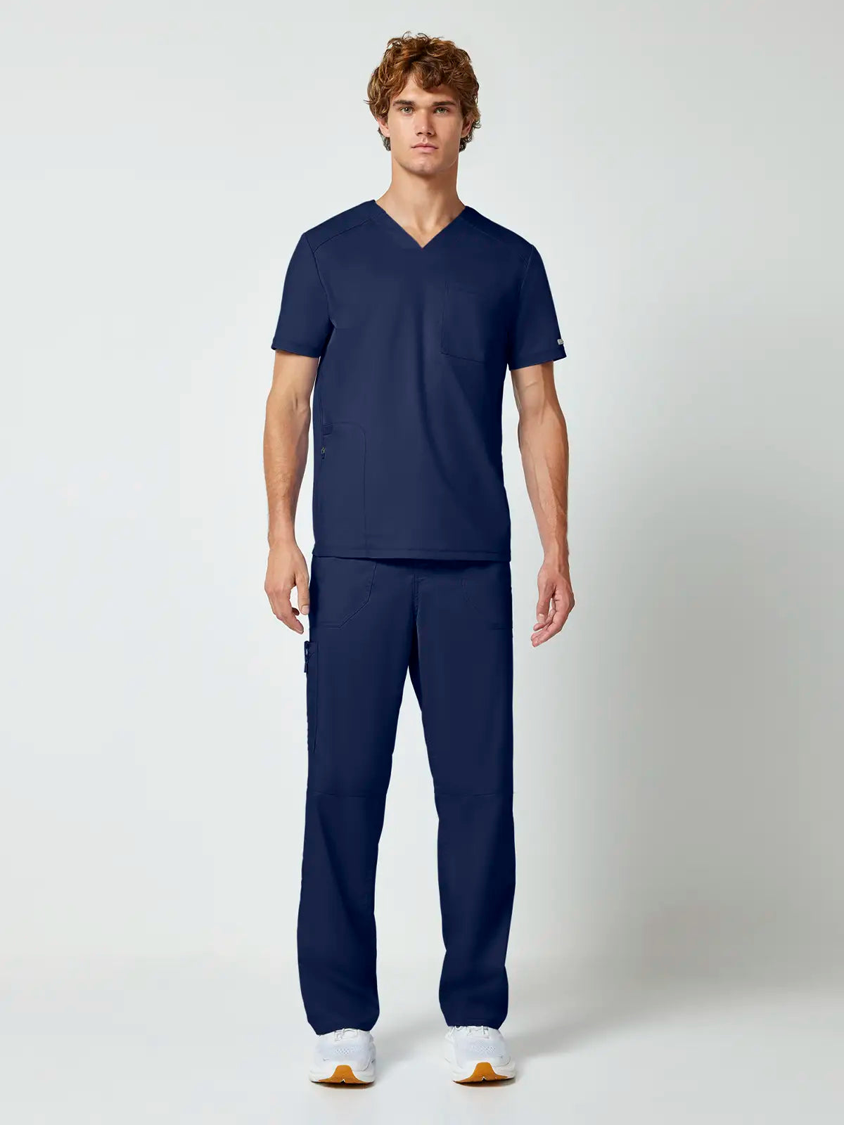 Casaca sanitaria hombre cuello pico Cherokee Revolution WWE603