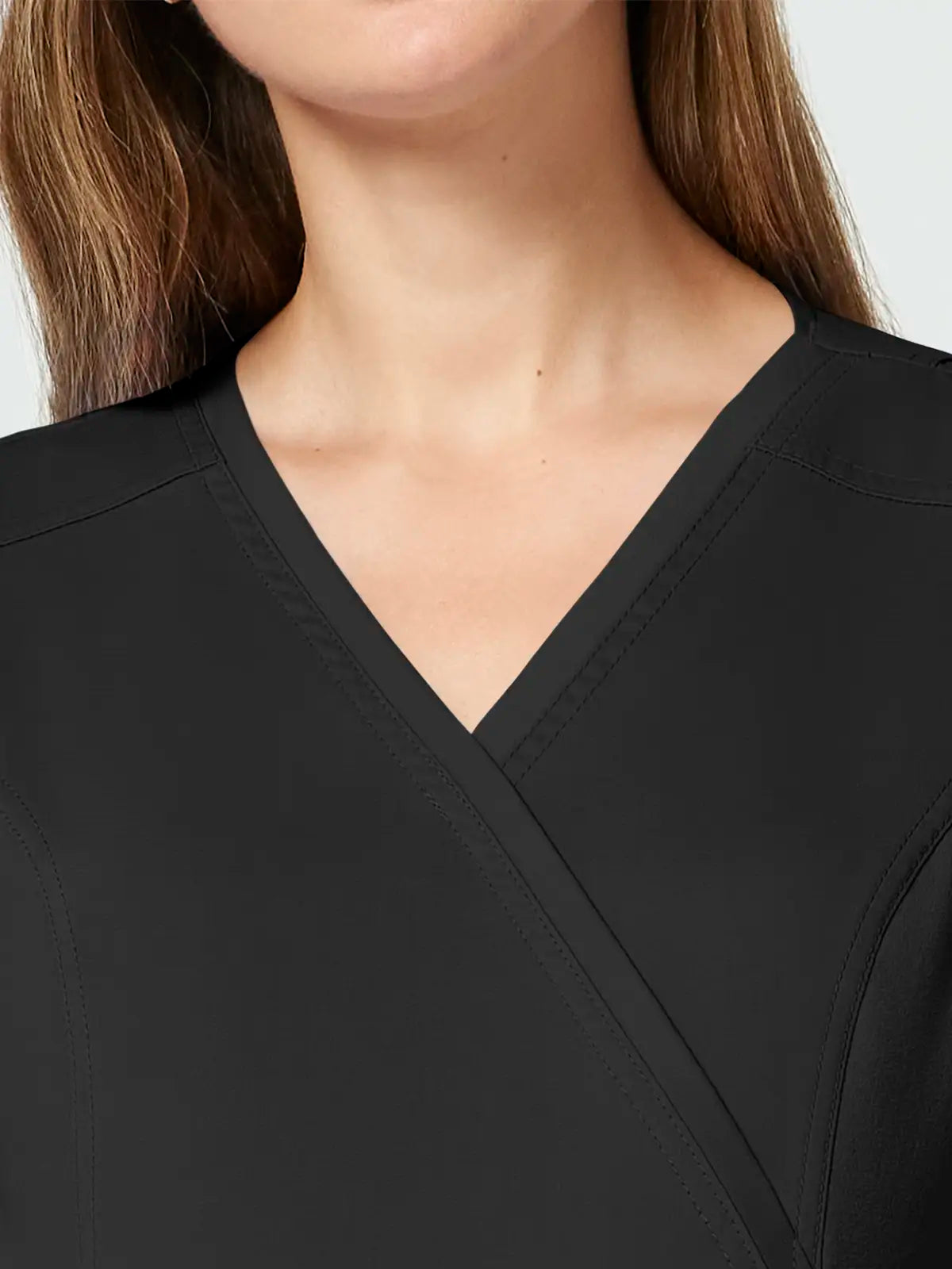 Casaca sanitaria mujer premamá cruzado simulado Cherokee Revolution WWE688