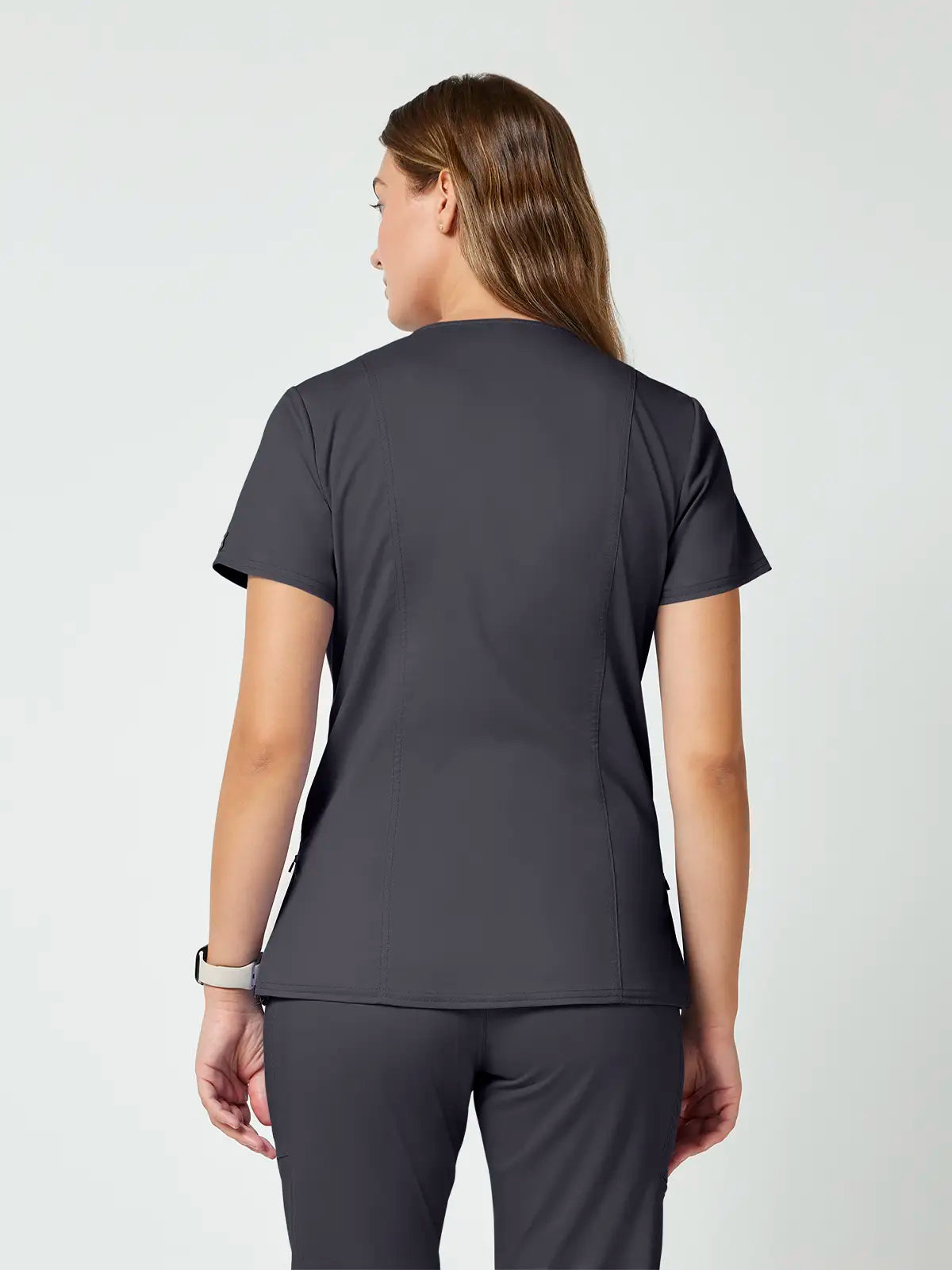 Casaca sanitaria mujer premamá cruzado simulado Cherokee Revolution WWE688