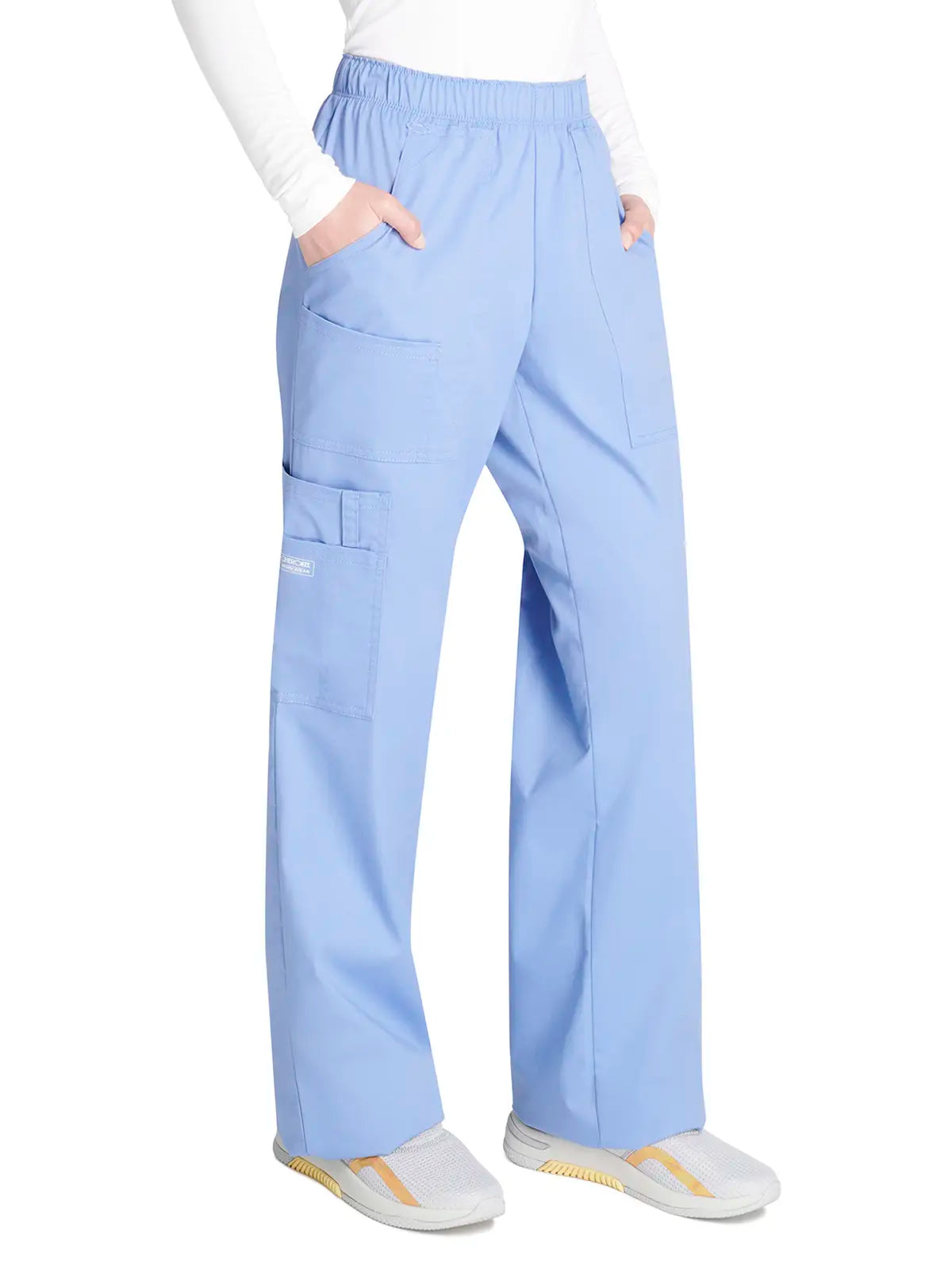 Pantalón sanitario cargo con cintura elástica Cherokee Core Stretch WWE4005