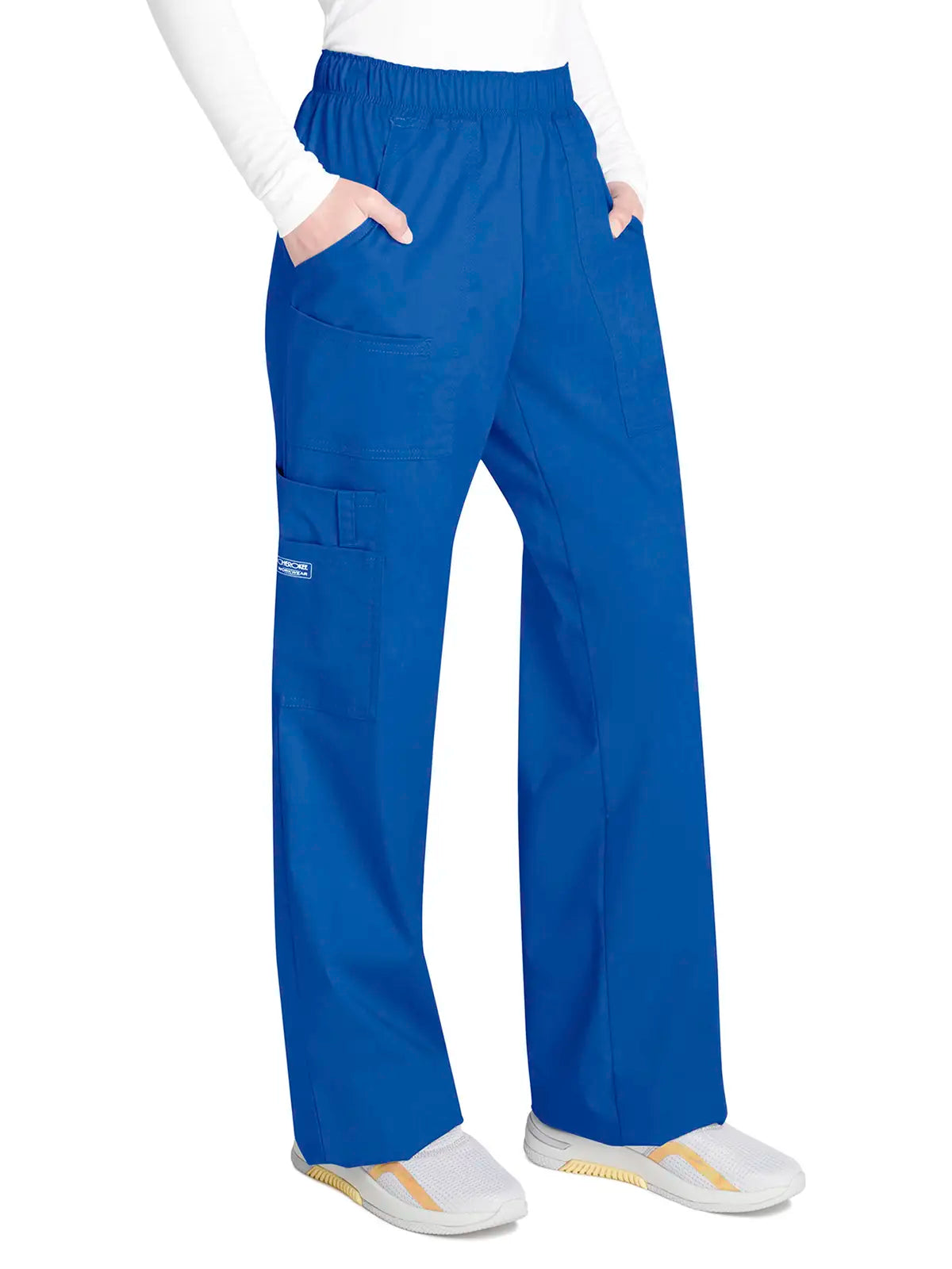 Pantalón sanitario cargo con cintura elástica Cherokee Core Stretch WWE4005