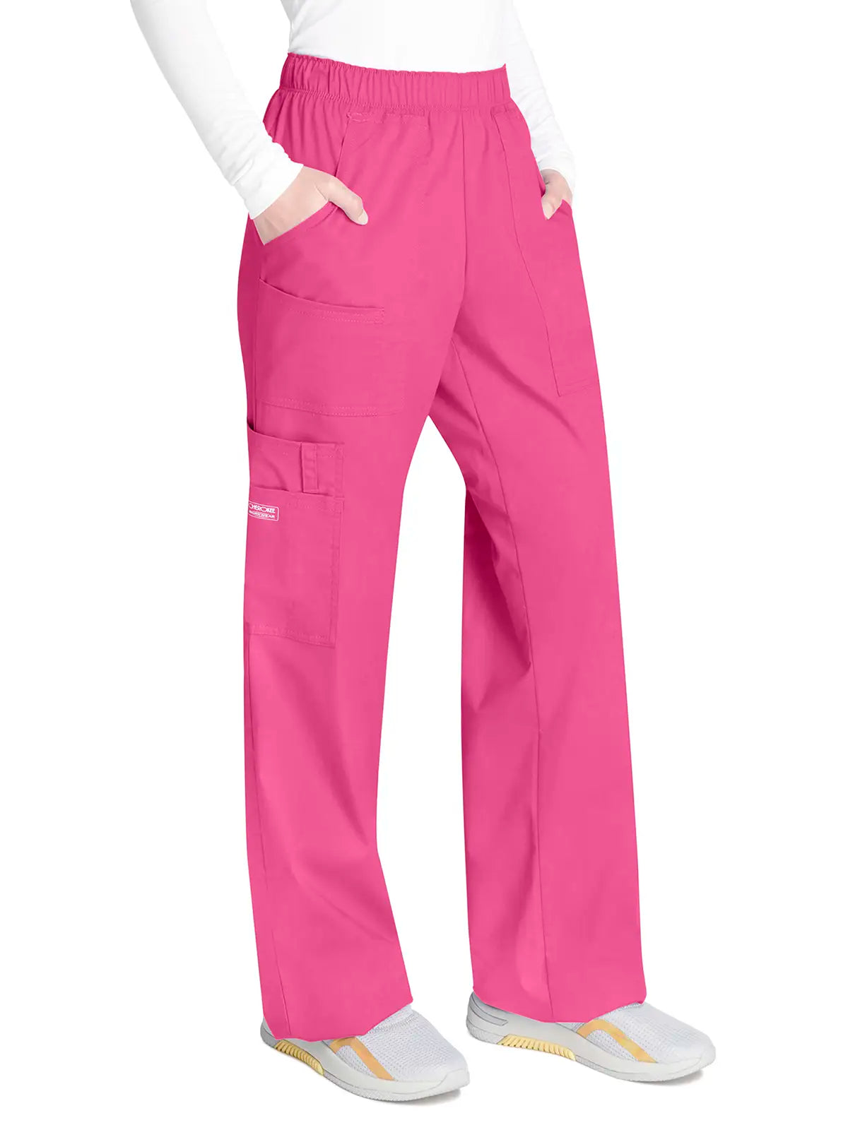 Pantalón sanitario cargo con cintura elástica Cherokee Core Stretch WWE4005