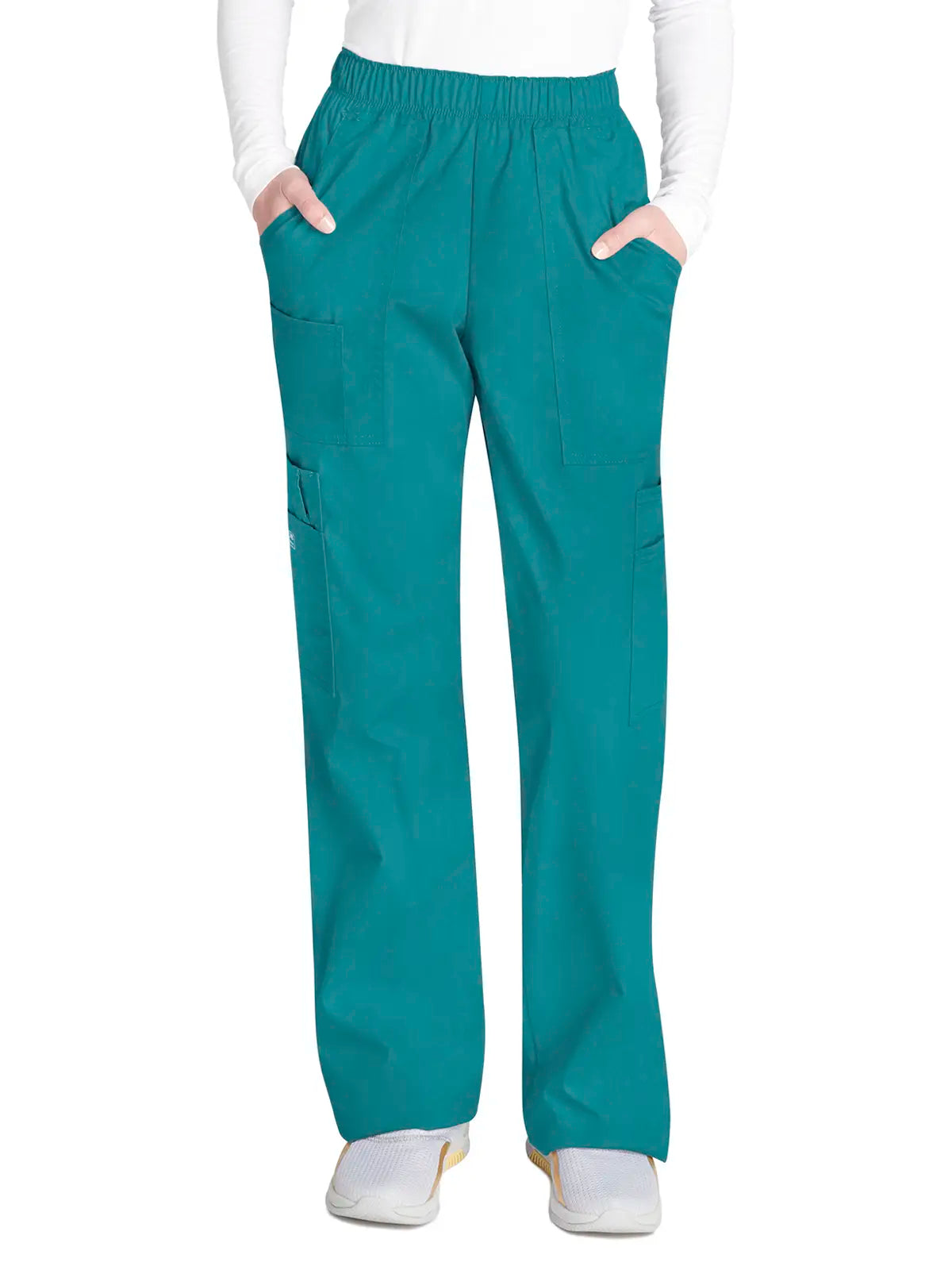 Pantalón sanitario cargo con cintura elástica Cherokee Core Stretch WWE4005