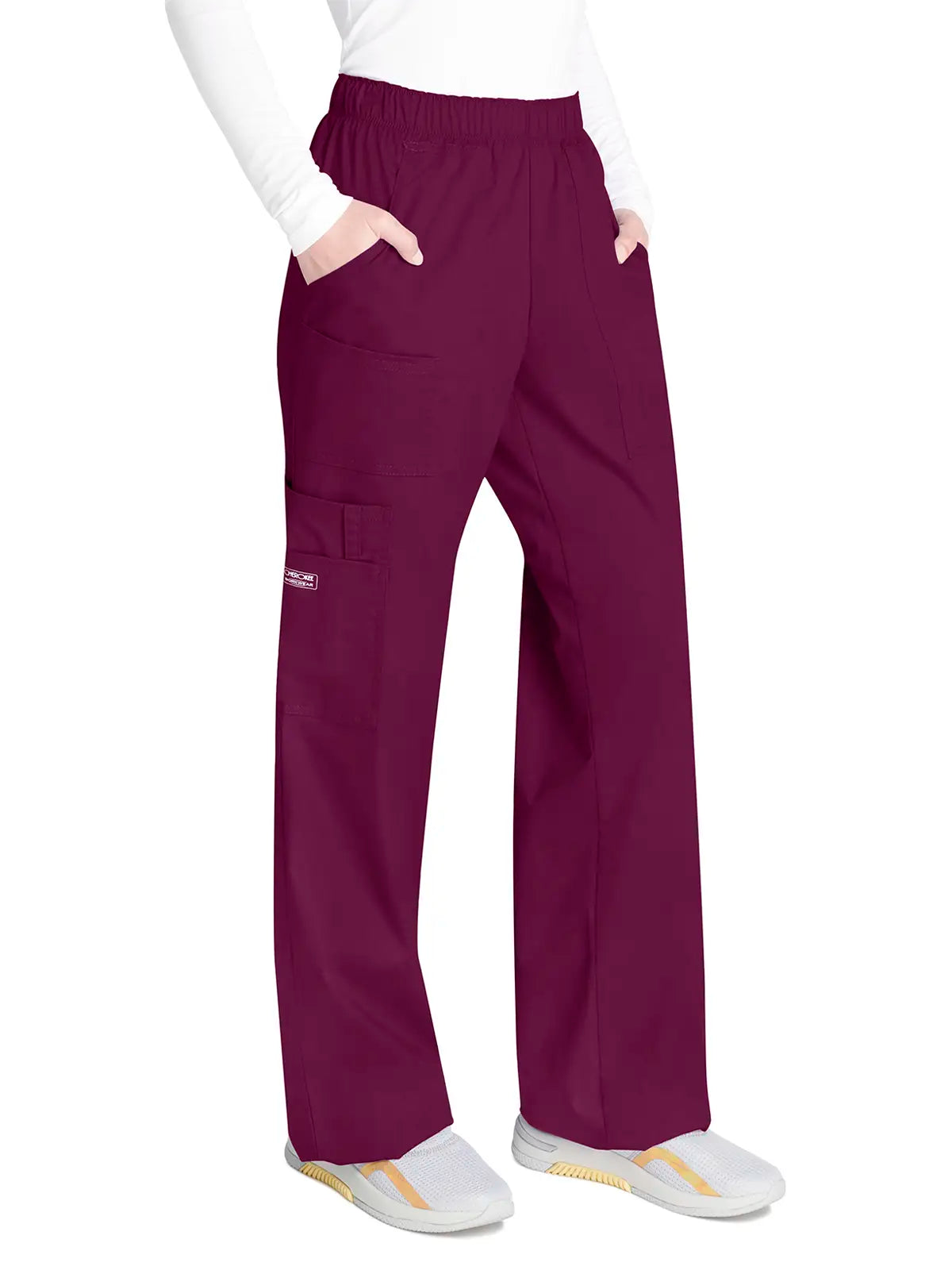 Pantalón sanitario cargo con cintura elástica Cherokee Core Stretch WWE4005