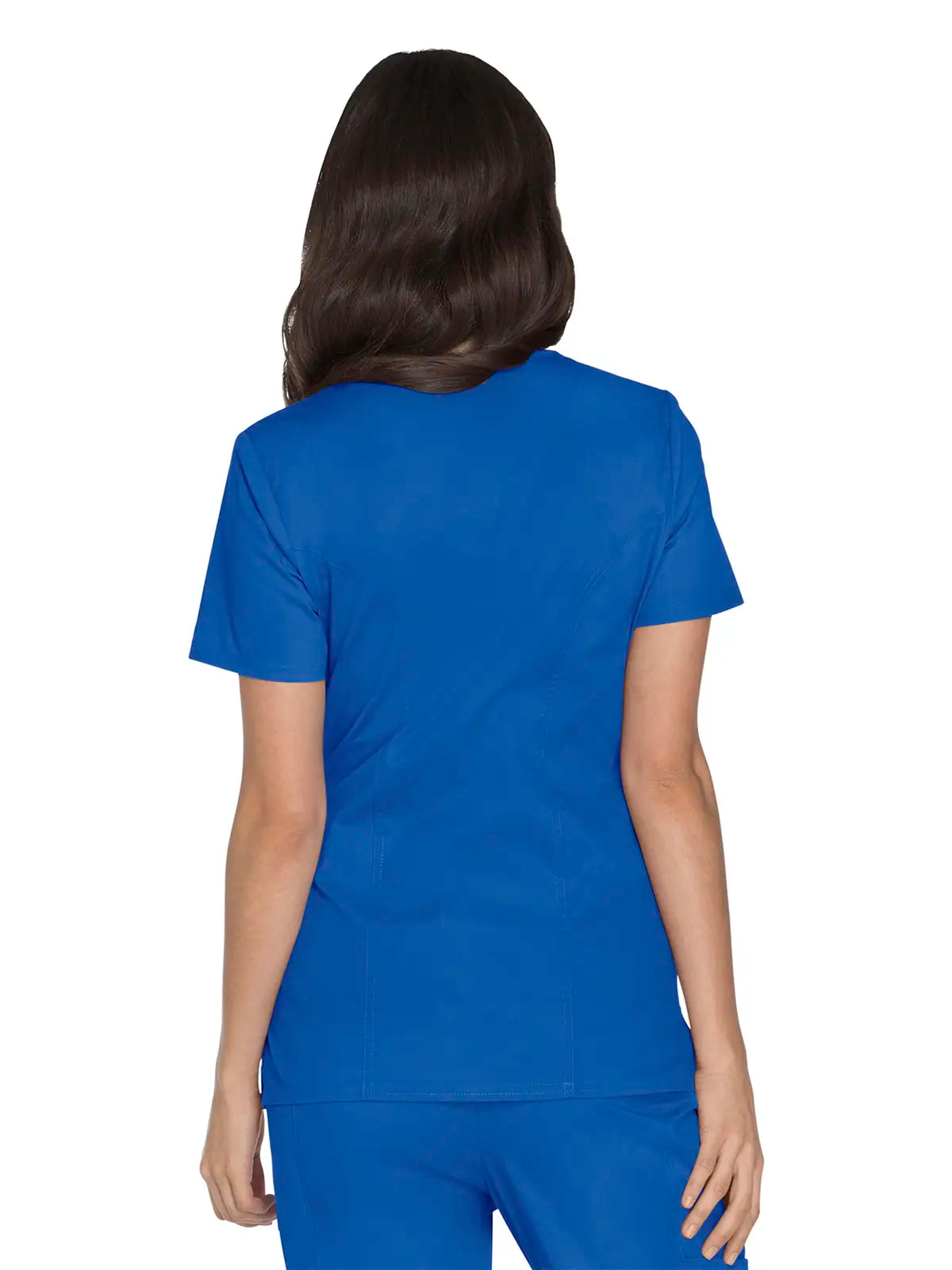 Casaca sanitaria mujer con cruzado simulado Cherokee Core Stretch WWE4728