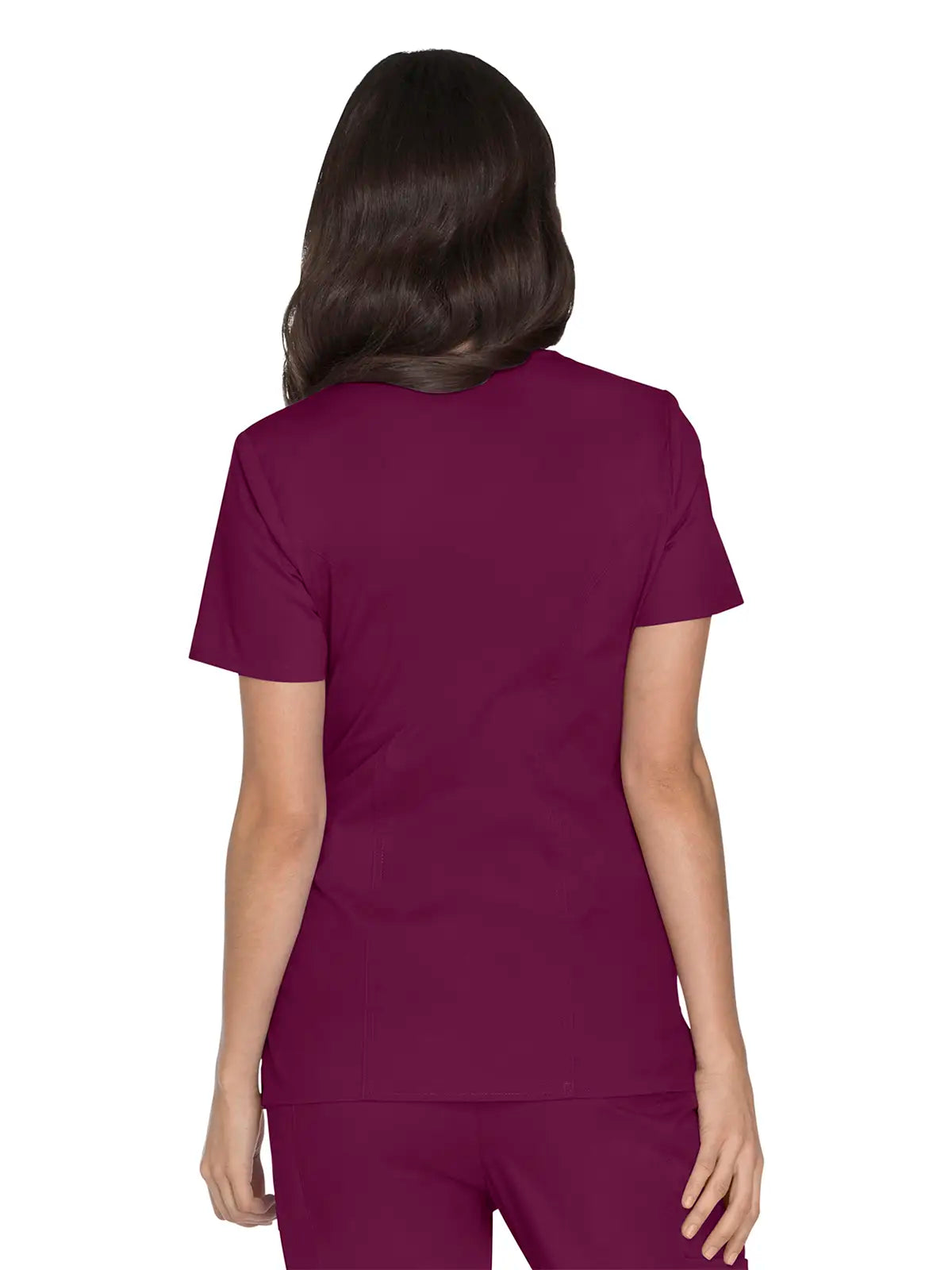 Casaca sanitaria mujer con cruzado simulado Cherokee Core Stretch WWE4728