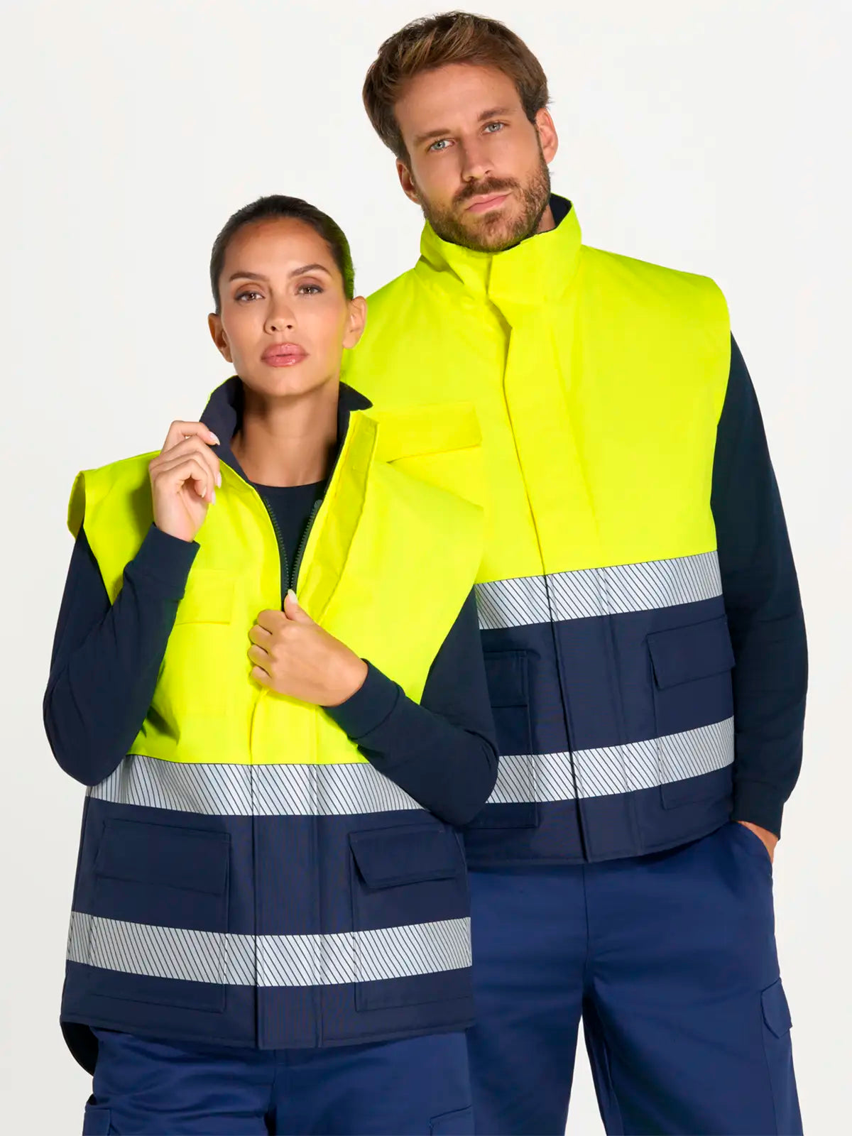 Chaleco acolchado alta visibilidad JHK HV11U01