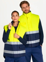 Chaleco acolchado alta visibilidad JHK HV11U01